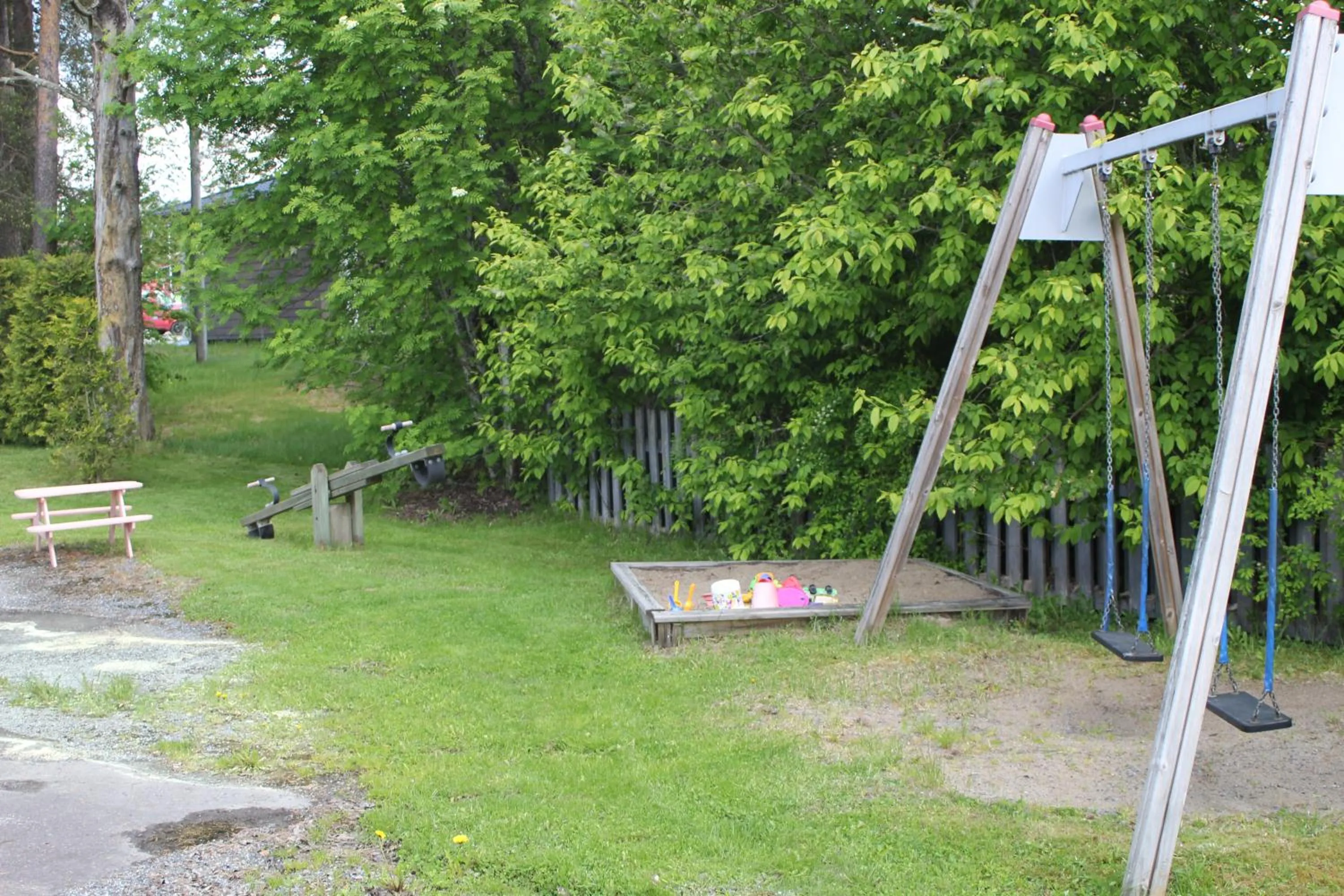 Garden in Jääskän Loma Apartment Hotel Härmä