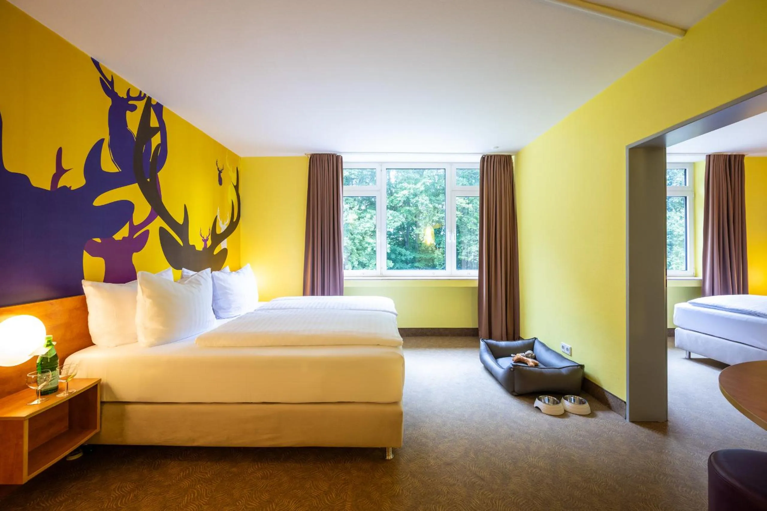 Family, Bed in Hotel Göttingen-West