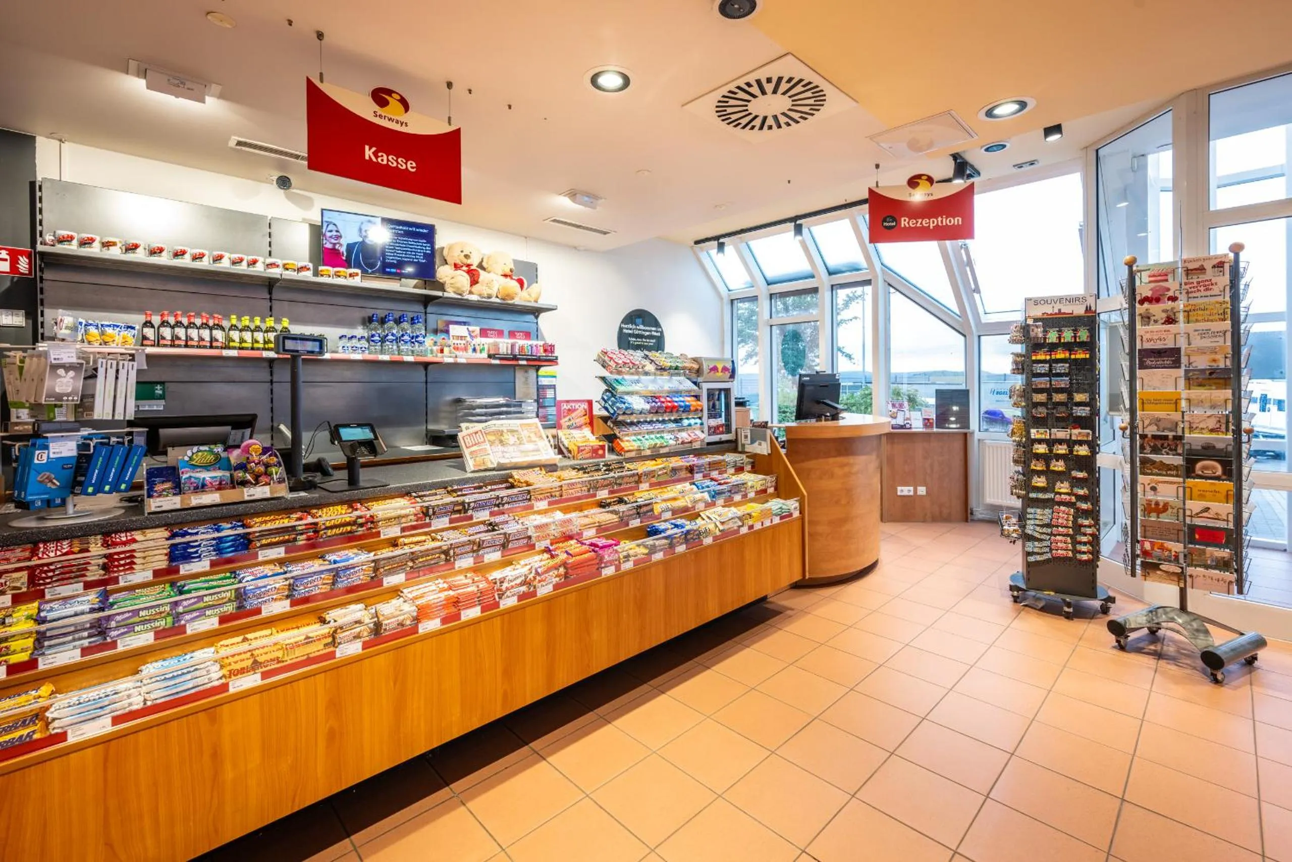 Lobby or reception in Hotel Göttingen-West