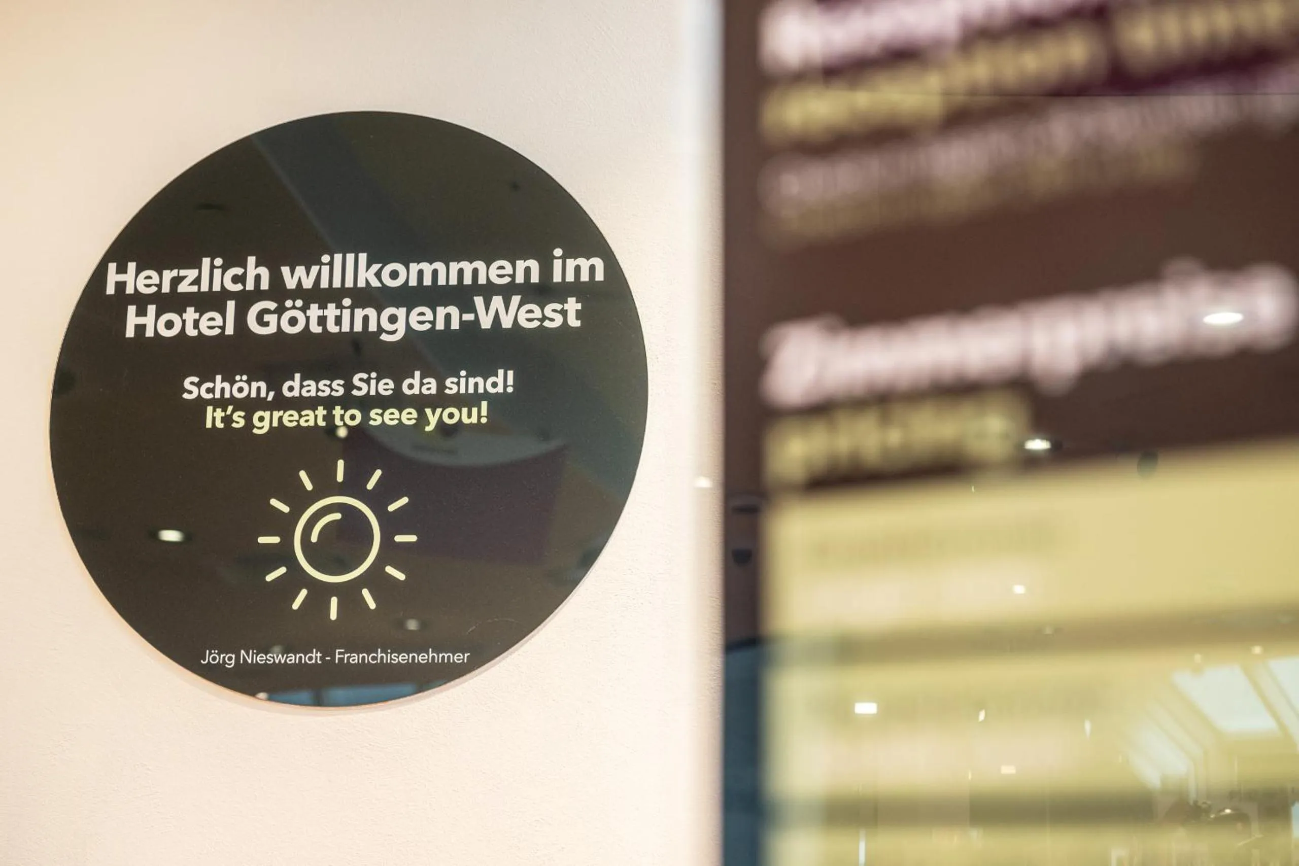 Decorative detail in Hotel Göttingen-West