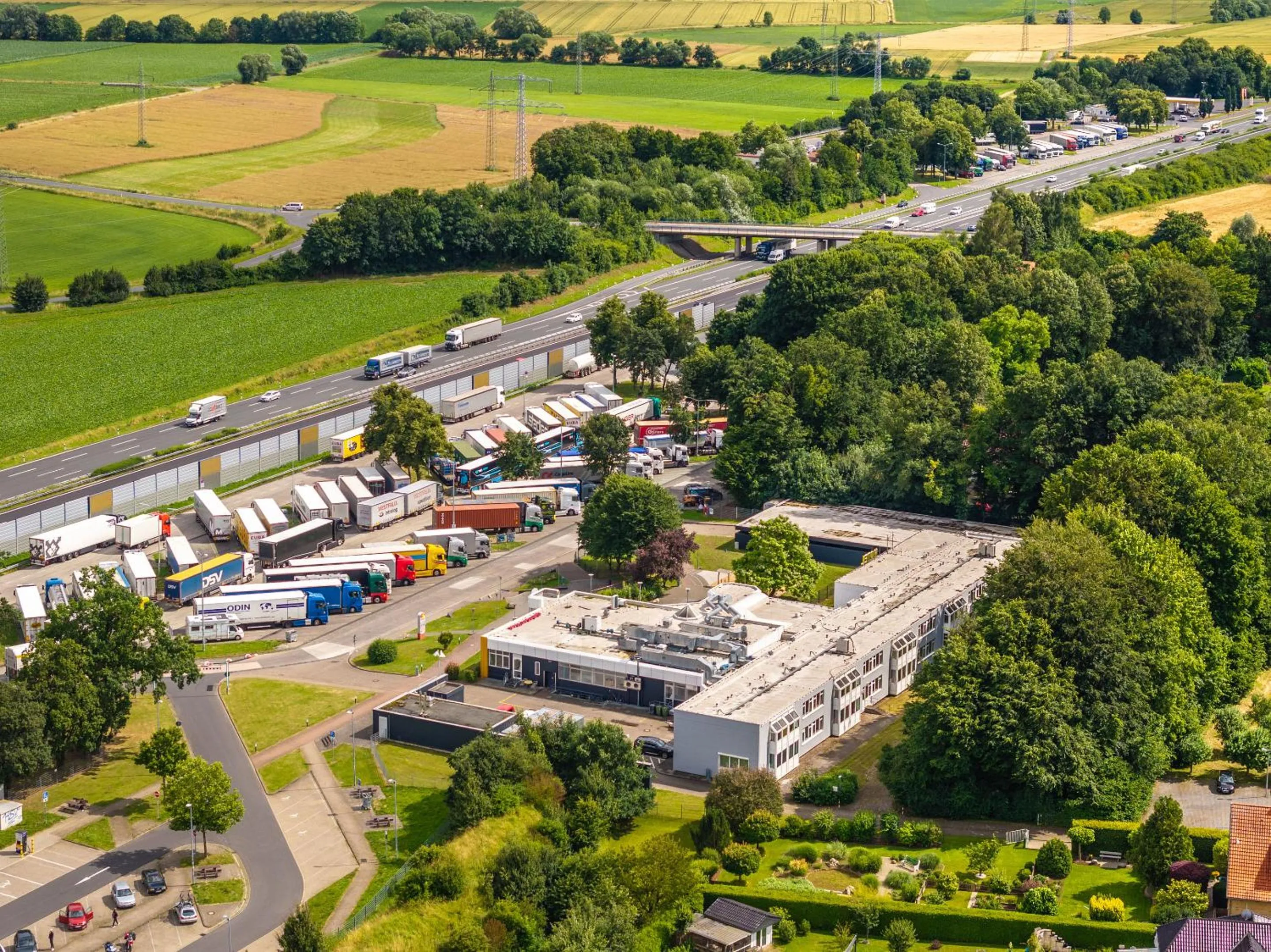Bird's eye view in Hotel Göttingen-West