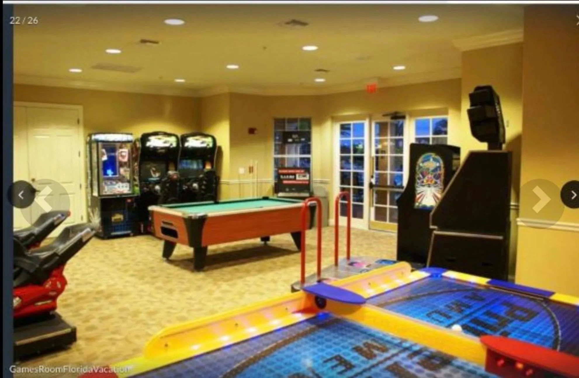 Game Room in Executive 3 Bedroom Villa at Universal,Convention Center, Vista Cay