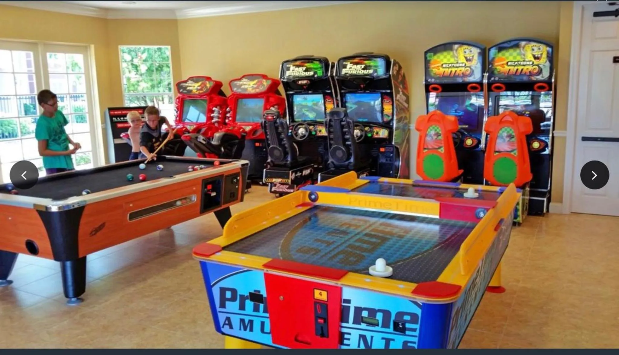 Game Room in Executive 3 Bedroom Villa at Universal,Convention Center, Vista Cay