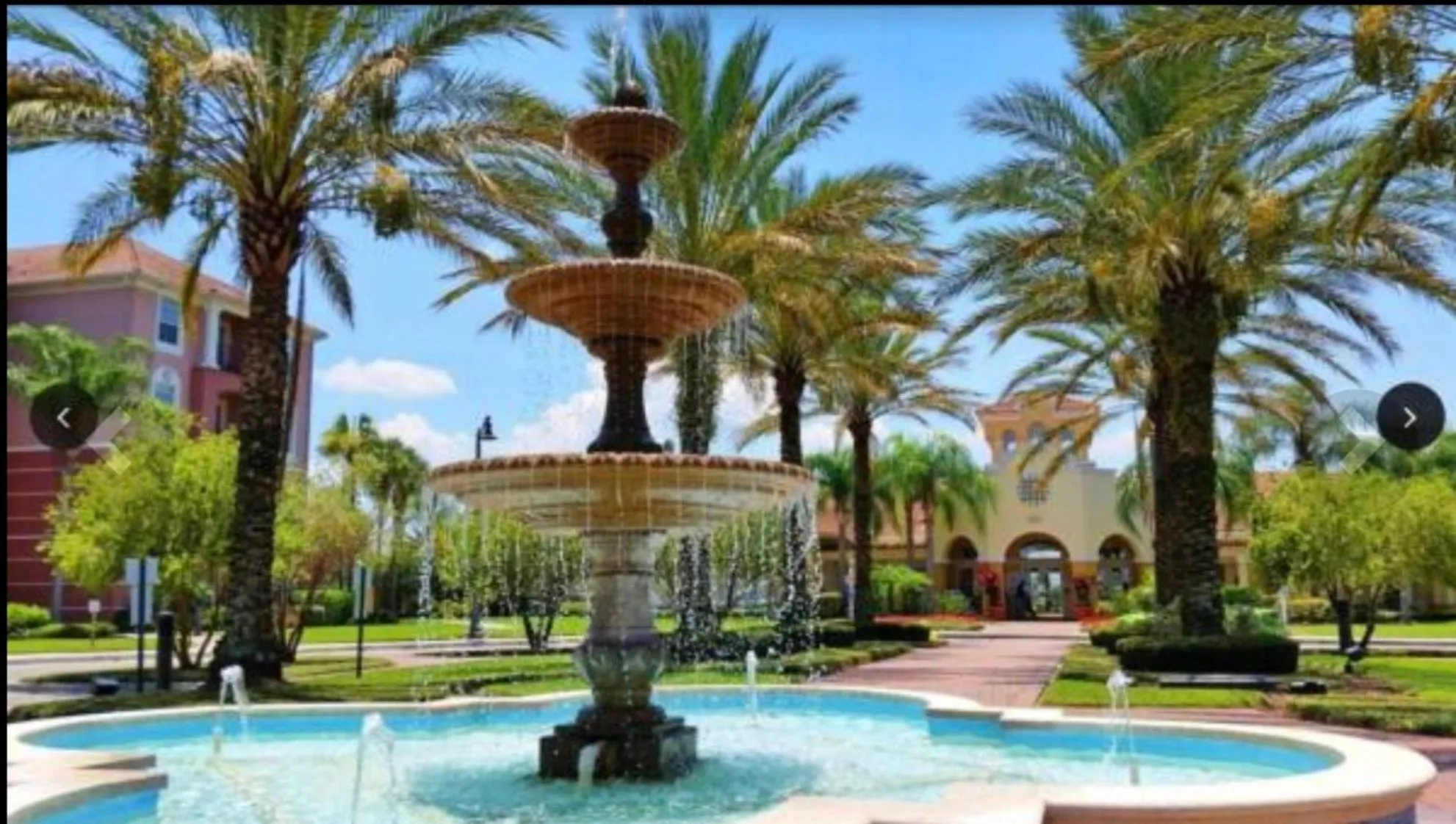 Garden view in Executive 3 Bedroom Villa at Universal,Convention Center, Vista Cay