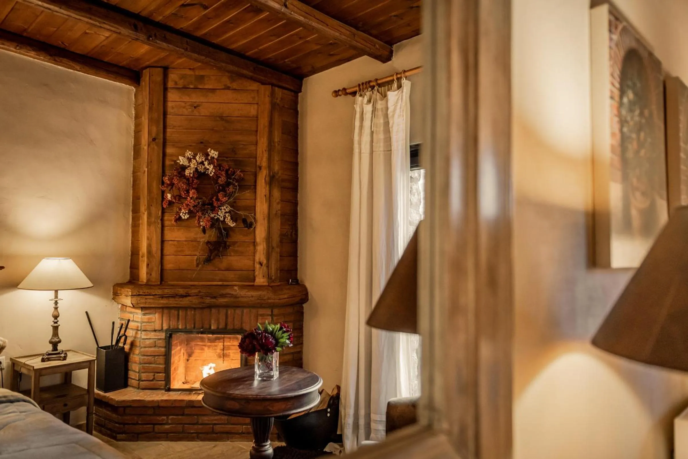 Bed in Chalet Sapin Hotel