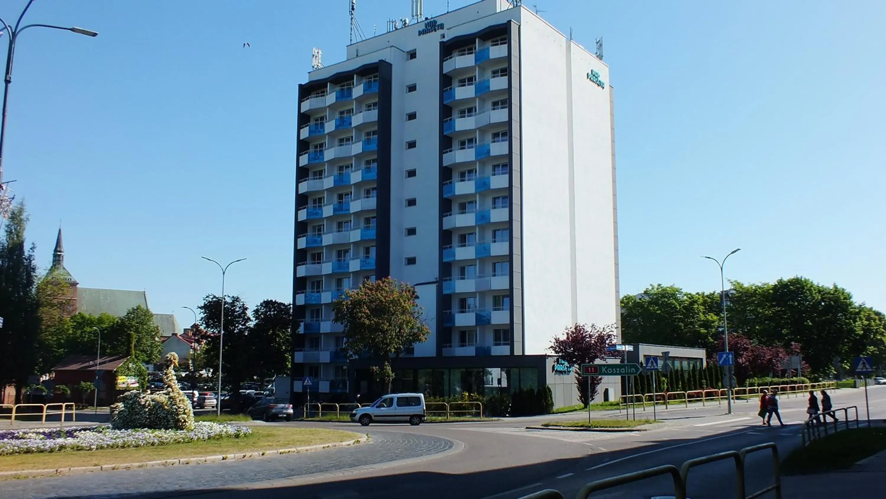 Property building in Apartament Nad Parsętą