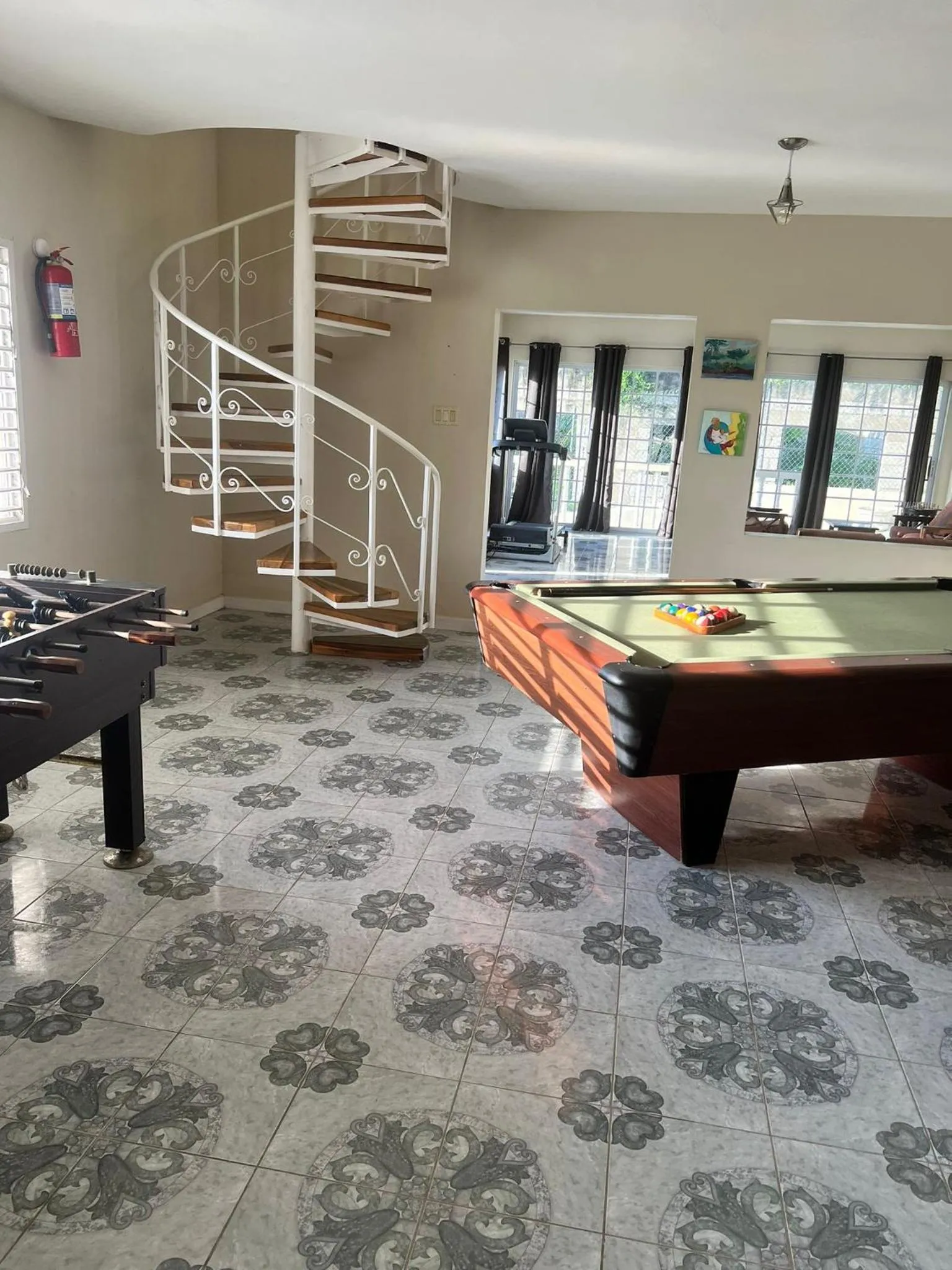 Game Room in Retreat Guest House