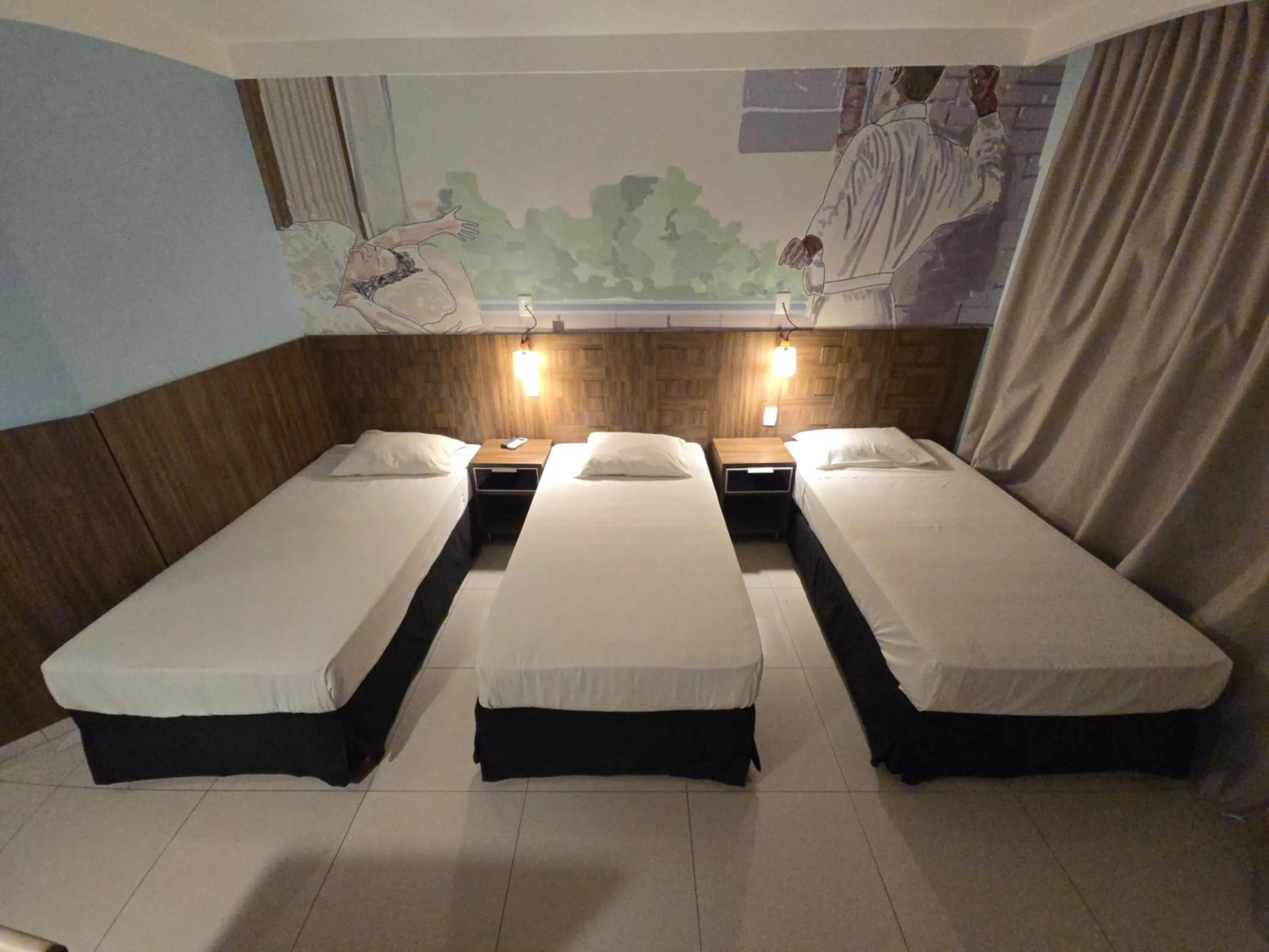 Bed in Golden Tower Maurilio Biagi by Fênix Hotéis