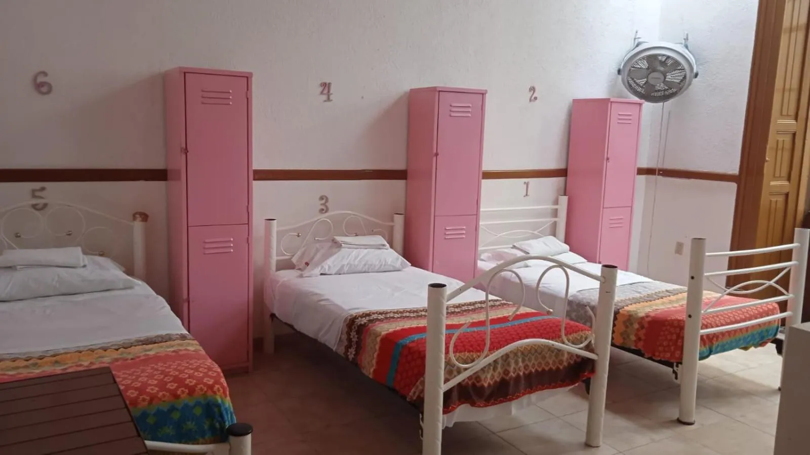 Bed in Hostal Santo Domingo