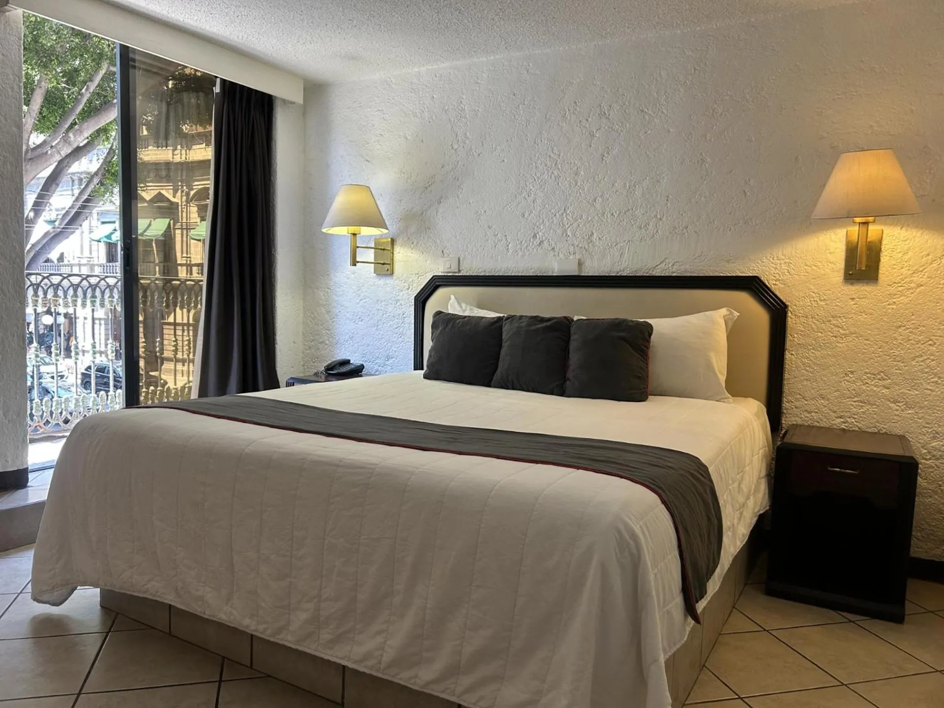 Bed in Hotel Del Portal, Puebla