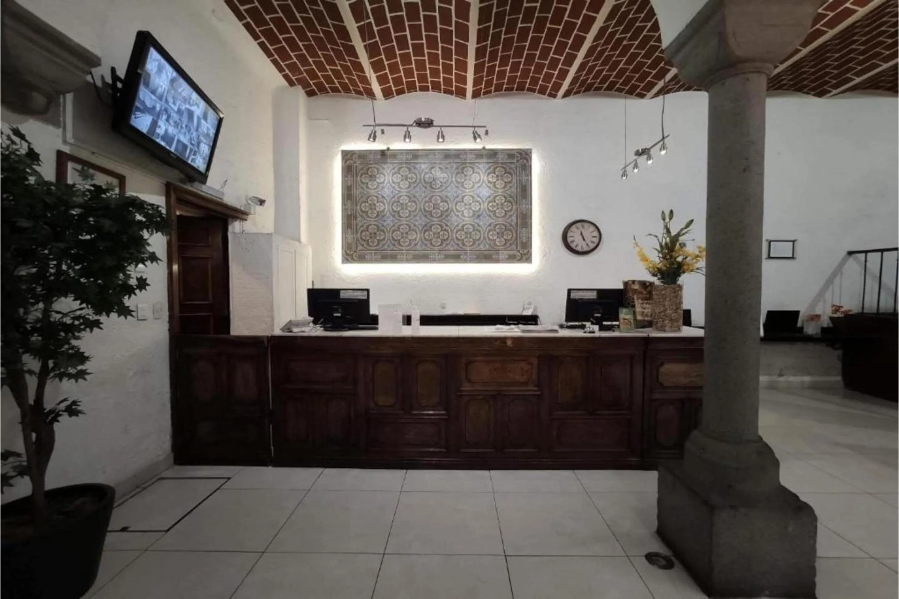 Lobby or reception in Hotel Del Portal, Puebla