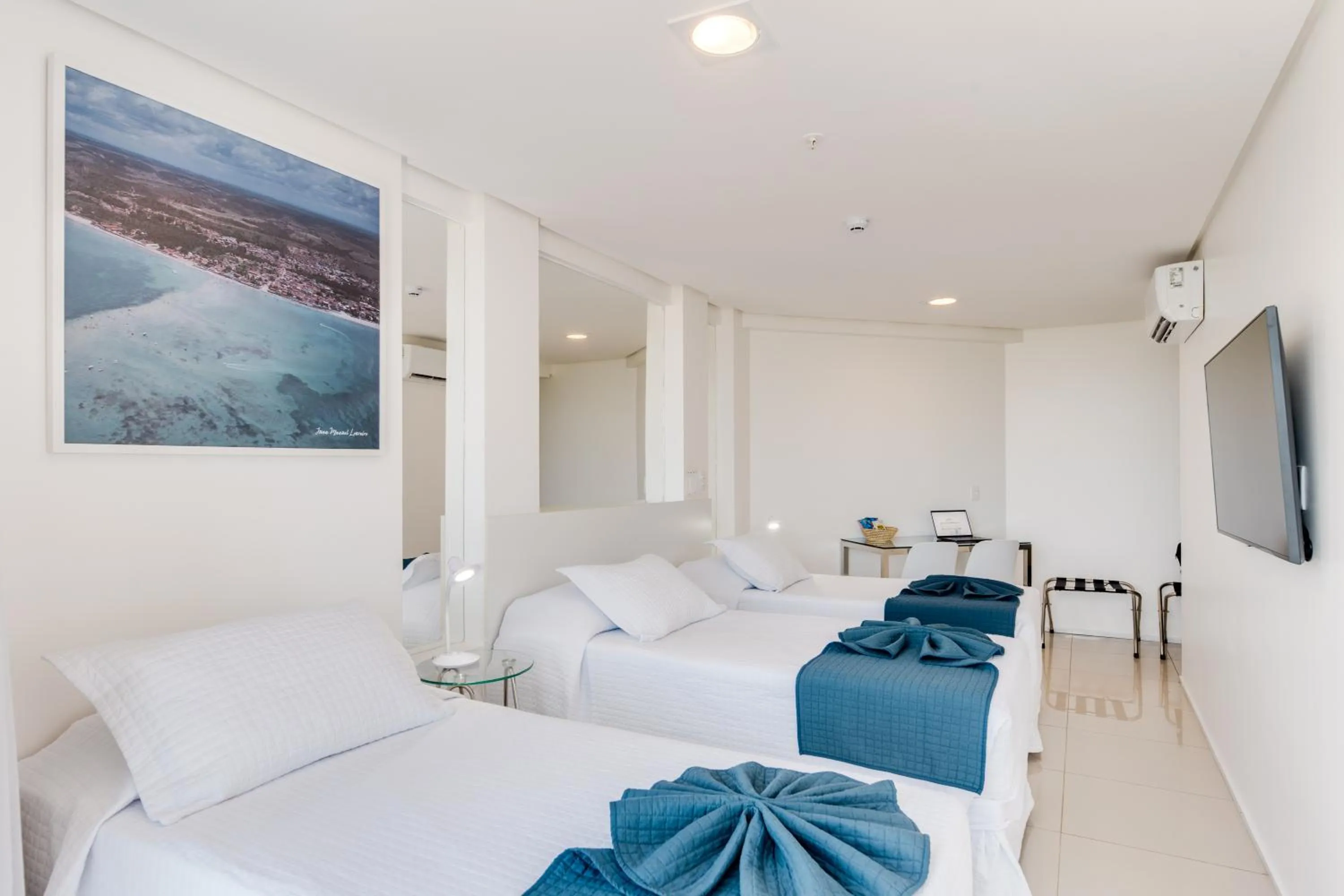 Bed in Hotel Brisa Praia Pajuçara