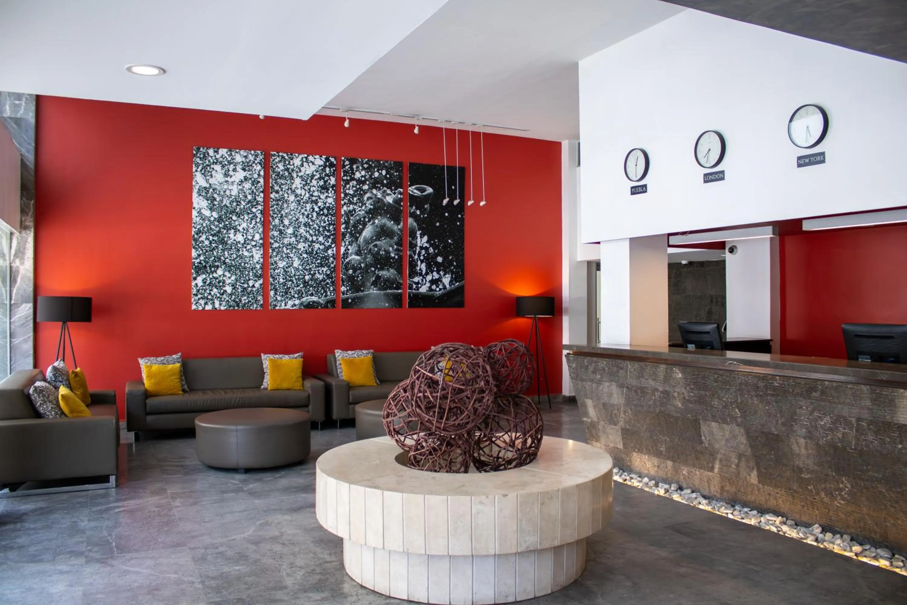 Lobby or reception in Gamma Puebla Señorial Centro