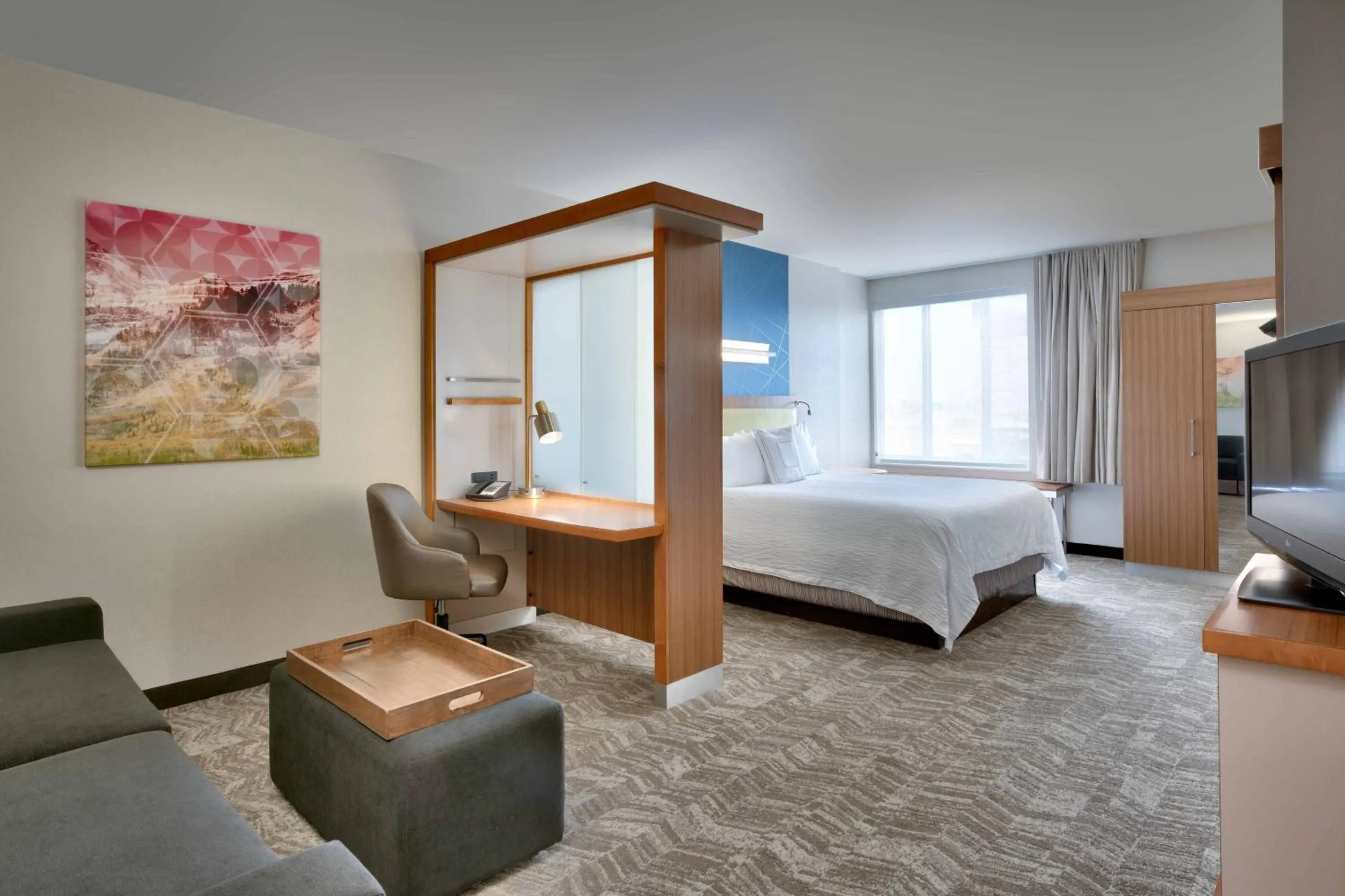 Photo of the whole room, Bed in SpringHill Suites by Marriott Salt Lake City Draper