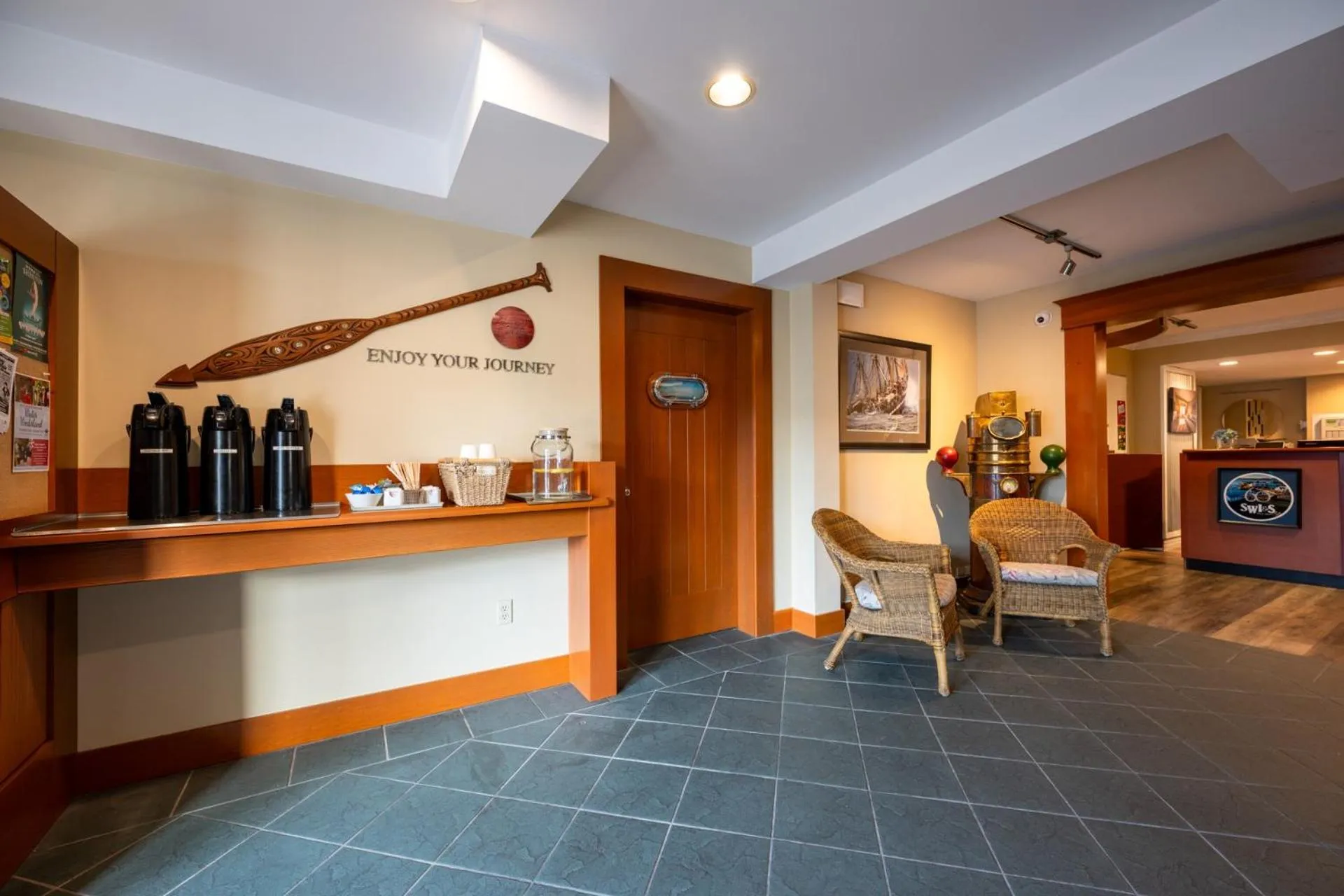 Lobby or reception in Sidney Waterfront Inn & Suites