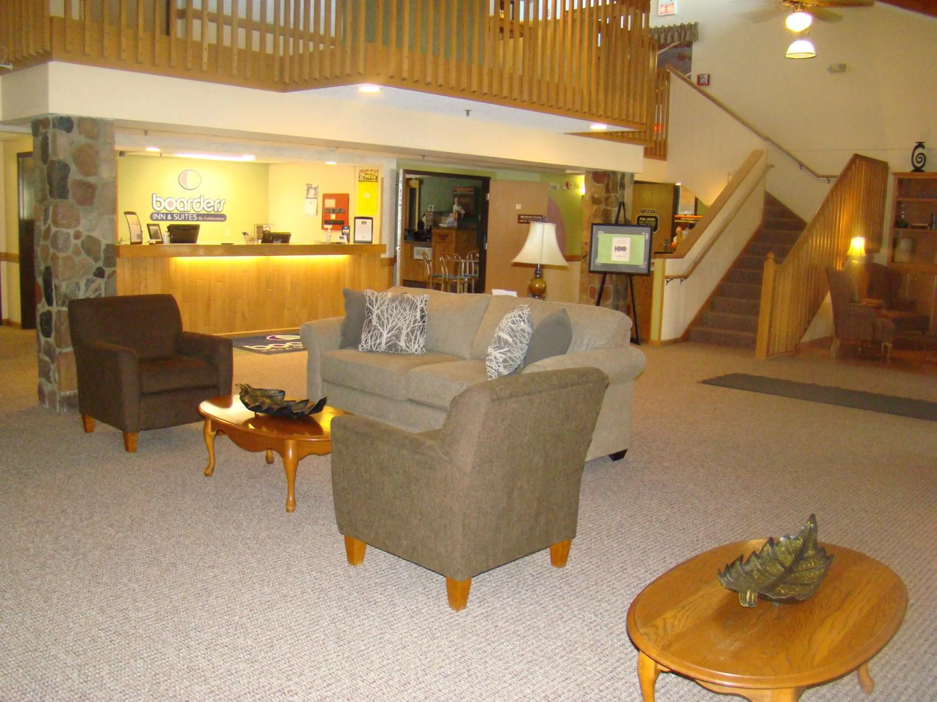 Lobby or reception in Boarders Inn & Suites by Cobblestone Hotels - Faribault