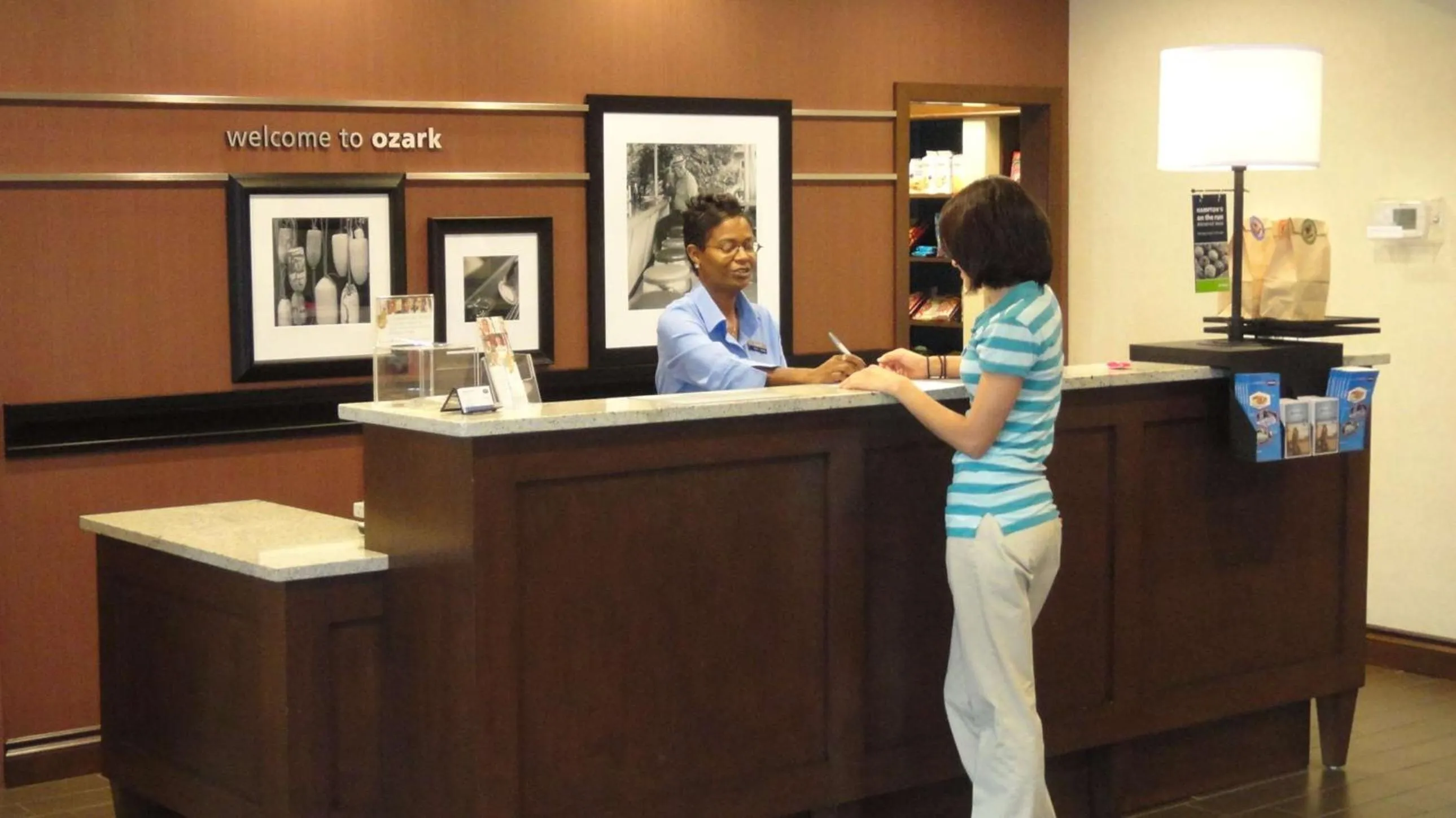 Lobby or reception in Hampton Inn Ozark