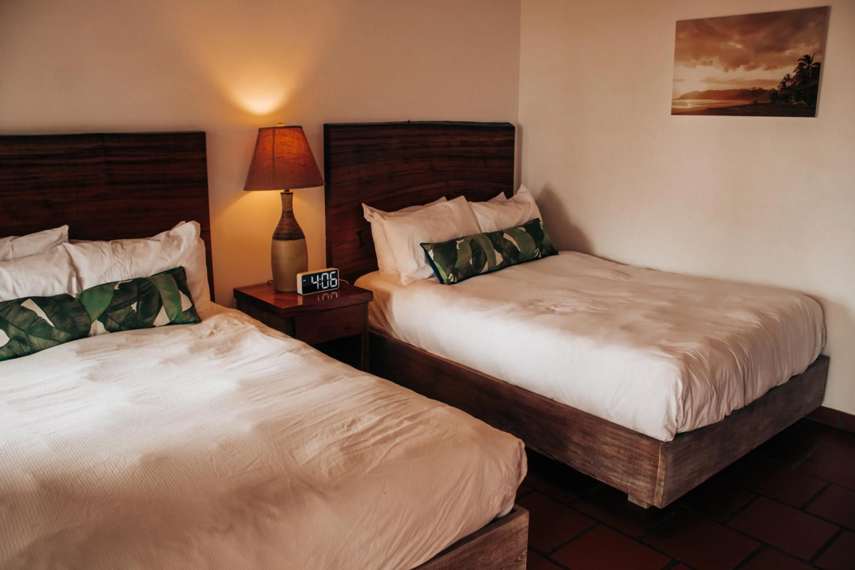 Bed in Hotel Playa Cambutal