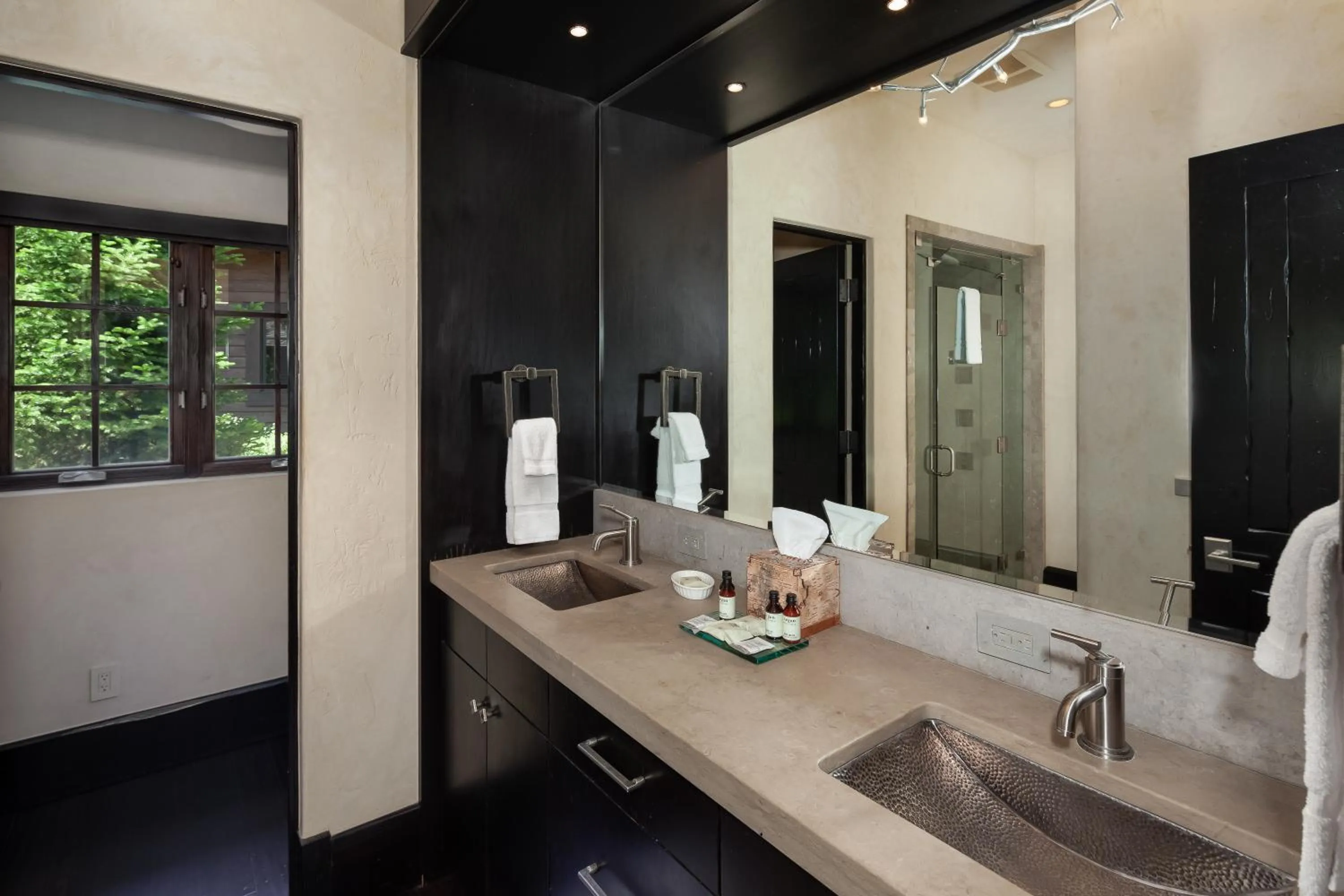 Bathroom in Lodge at Whitefish Lake