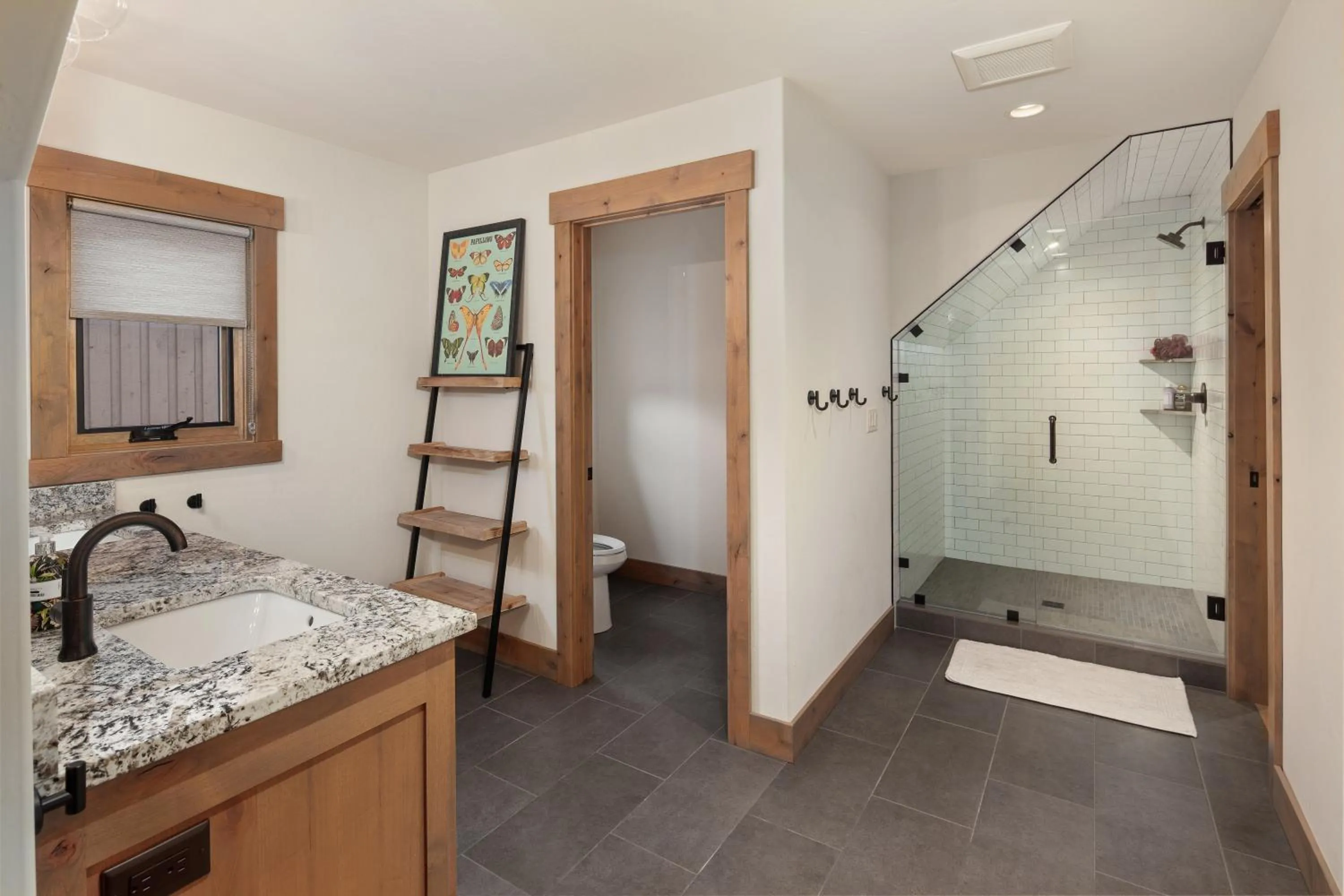 Shower in Lodge at Whitefish Lake