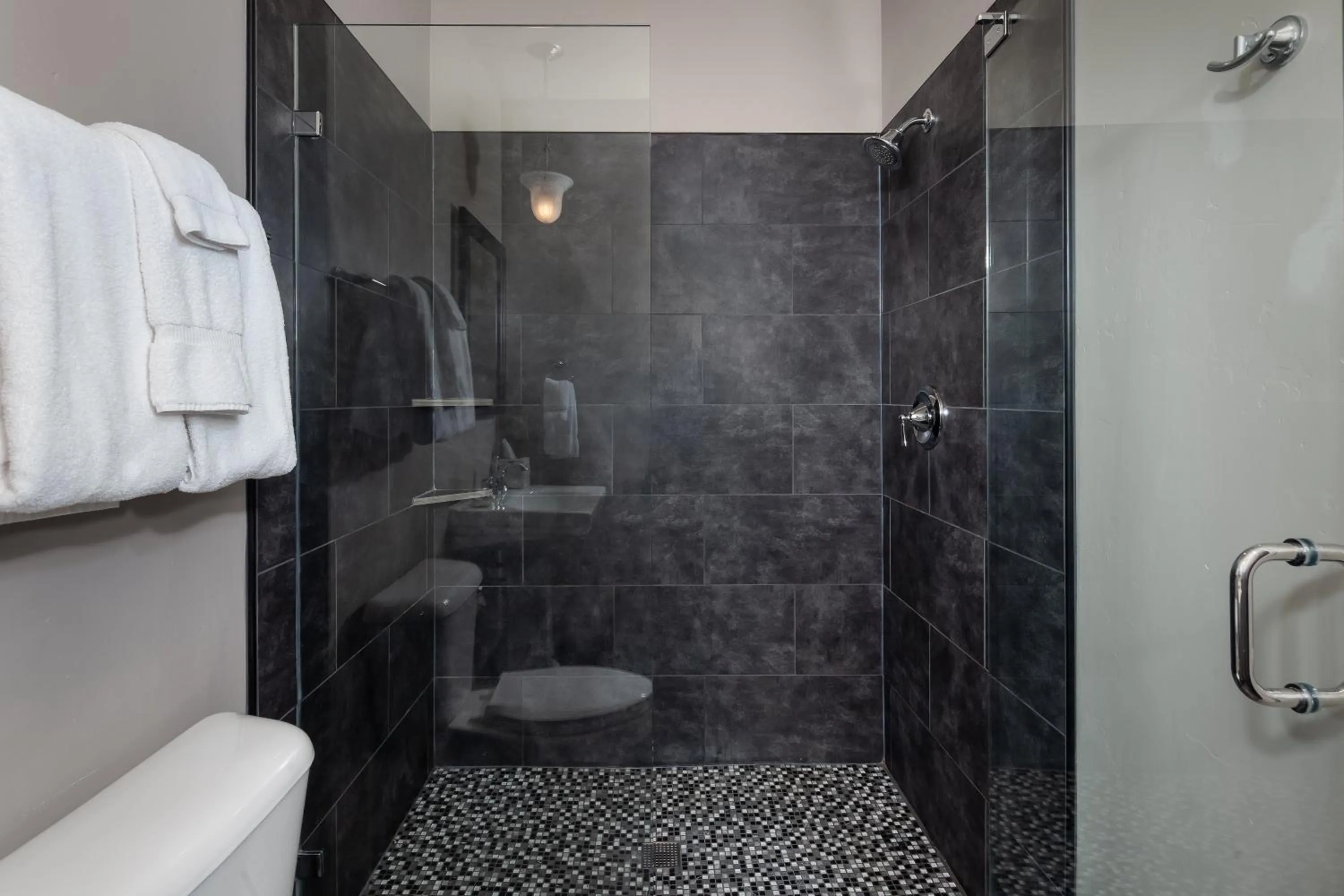 Bathroom in Lodge at Whitefish Lake