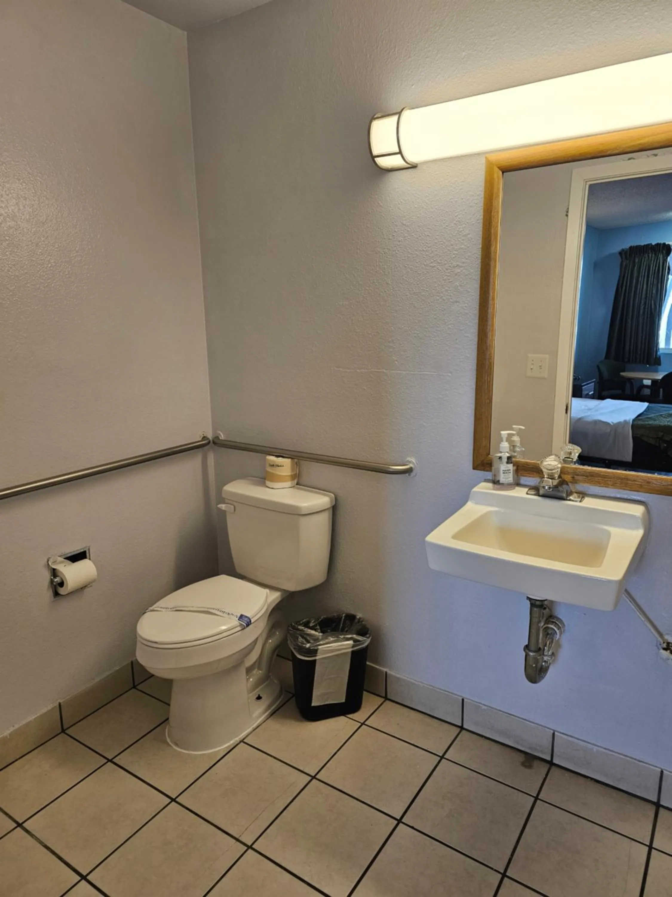 Toilet in Sumner Motor Inn