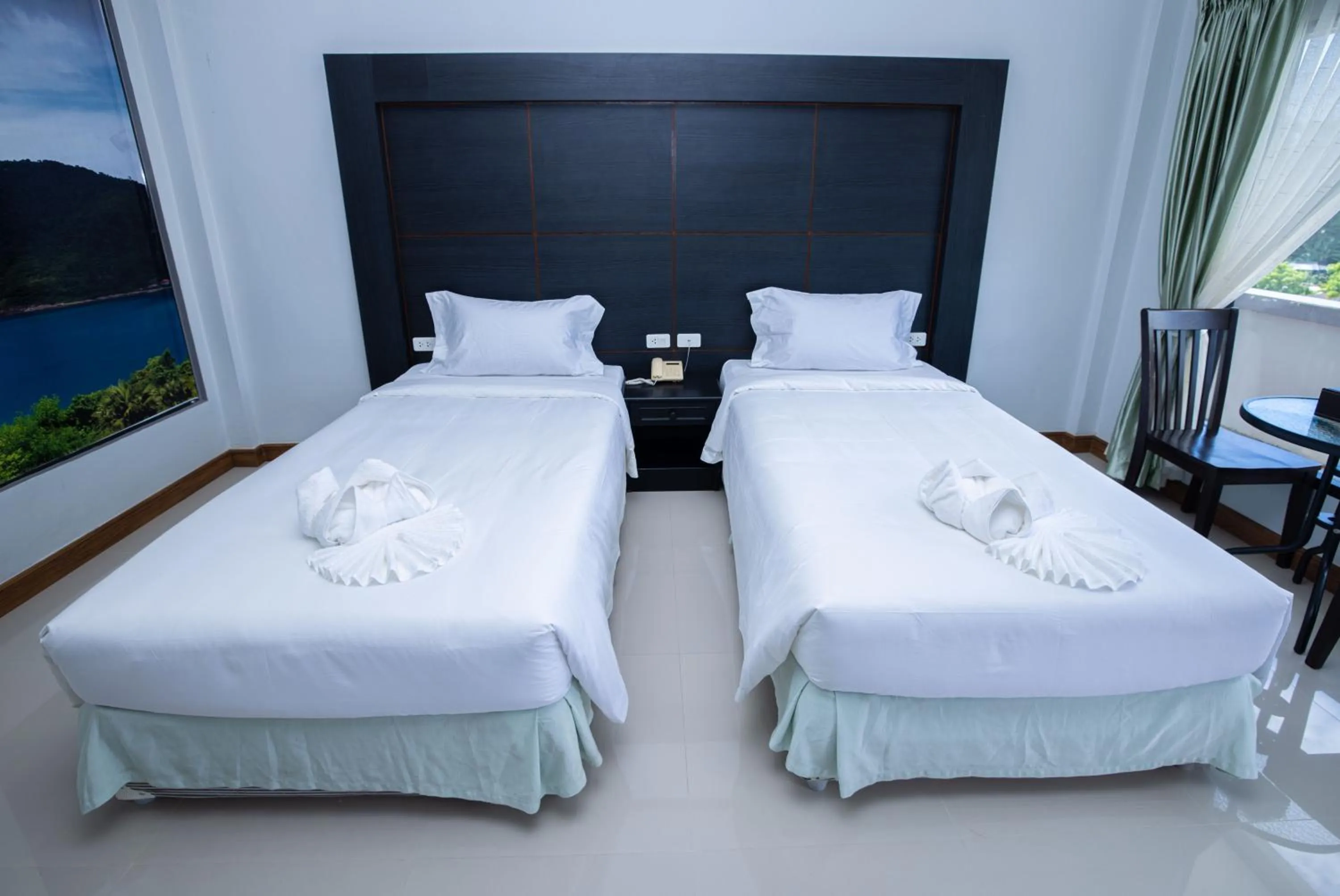 Bed in Blue Carina Hotel Phuket