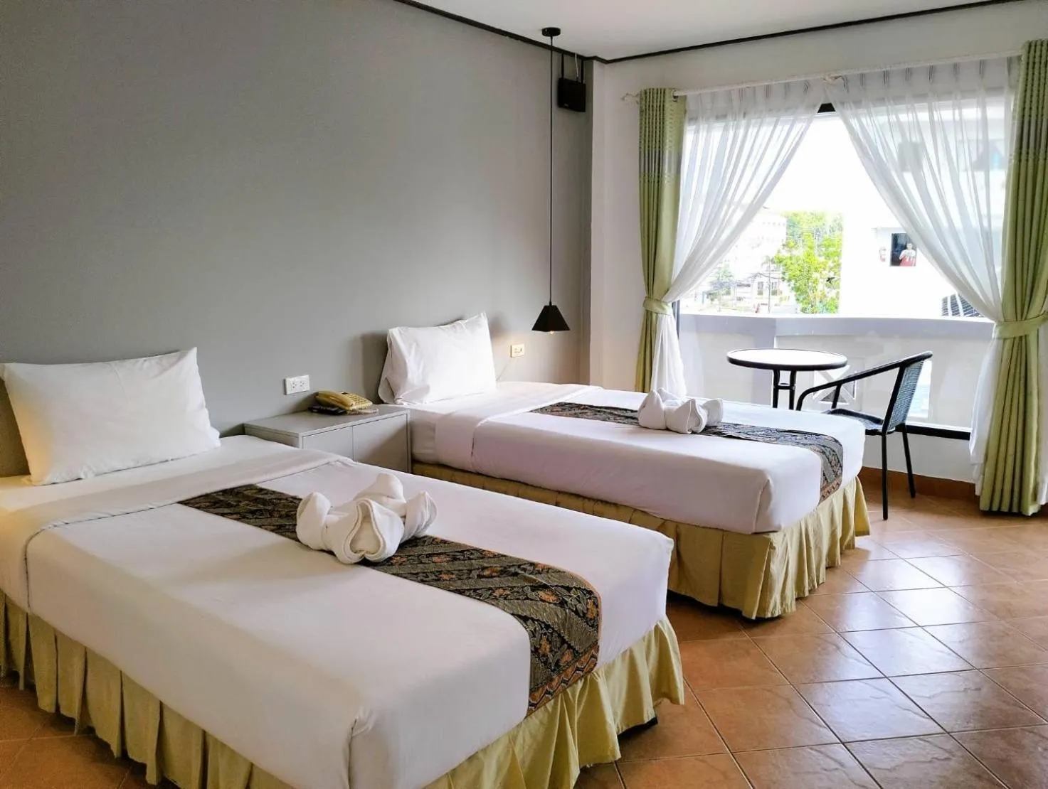 Bed in Blue Carina Hotel Phuket