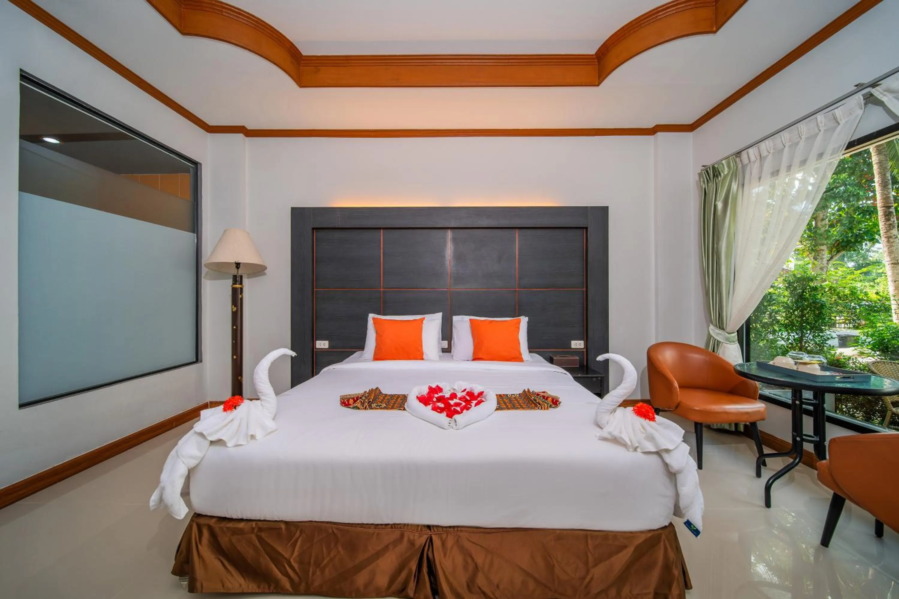 Bed in Blue Carina Hotel Phuket