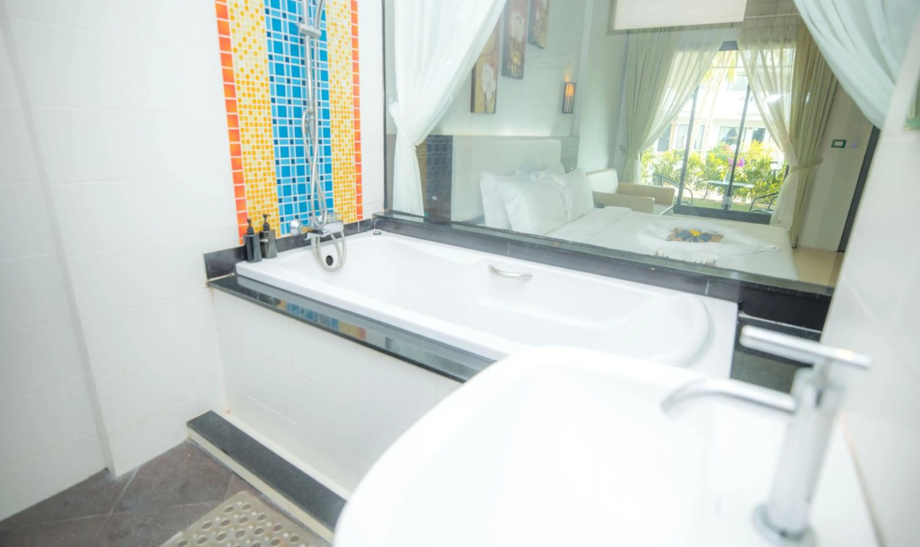 Bed in Blue Carina Hotel Phuket