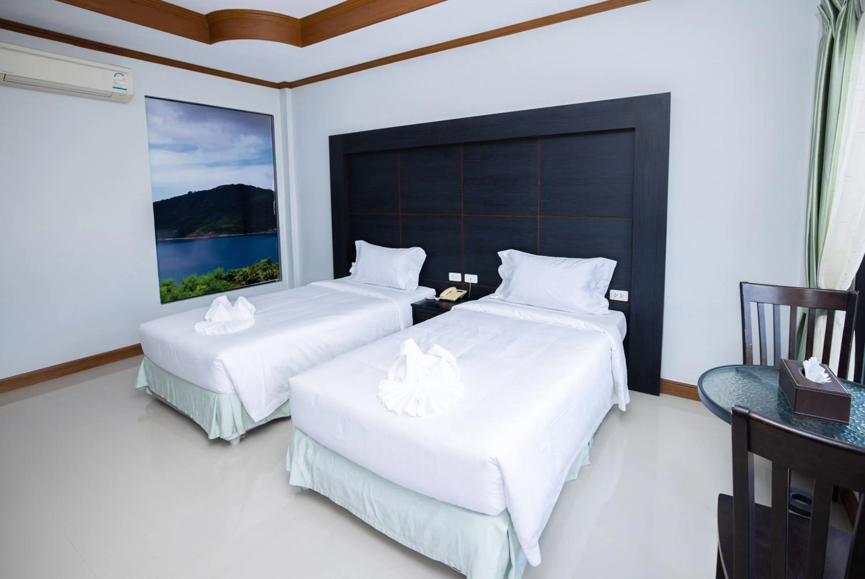 Bed in Blue Carina Hotel Phuket