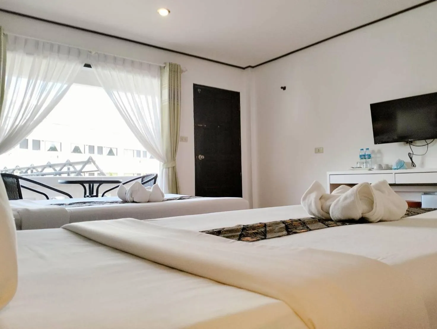 Bed in Blue Carina Hotel Phuket