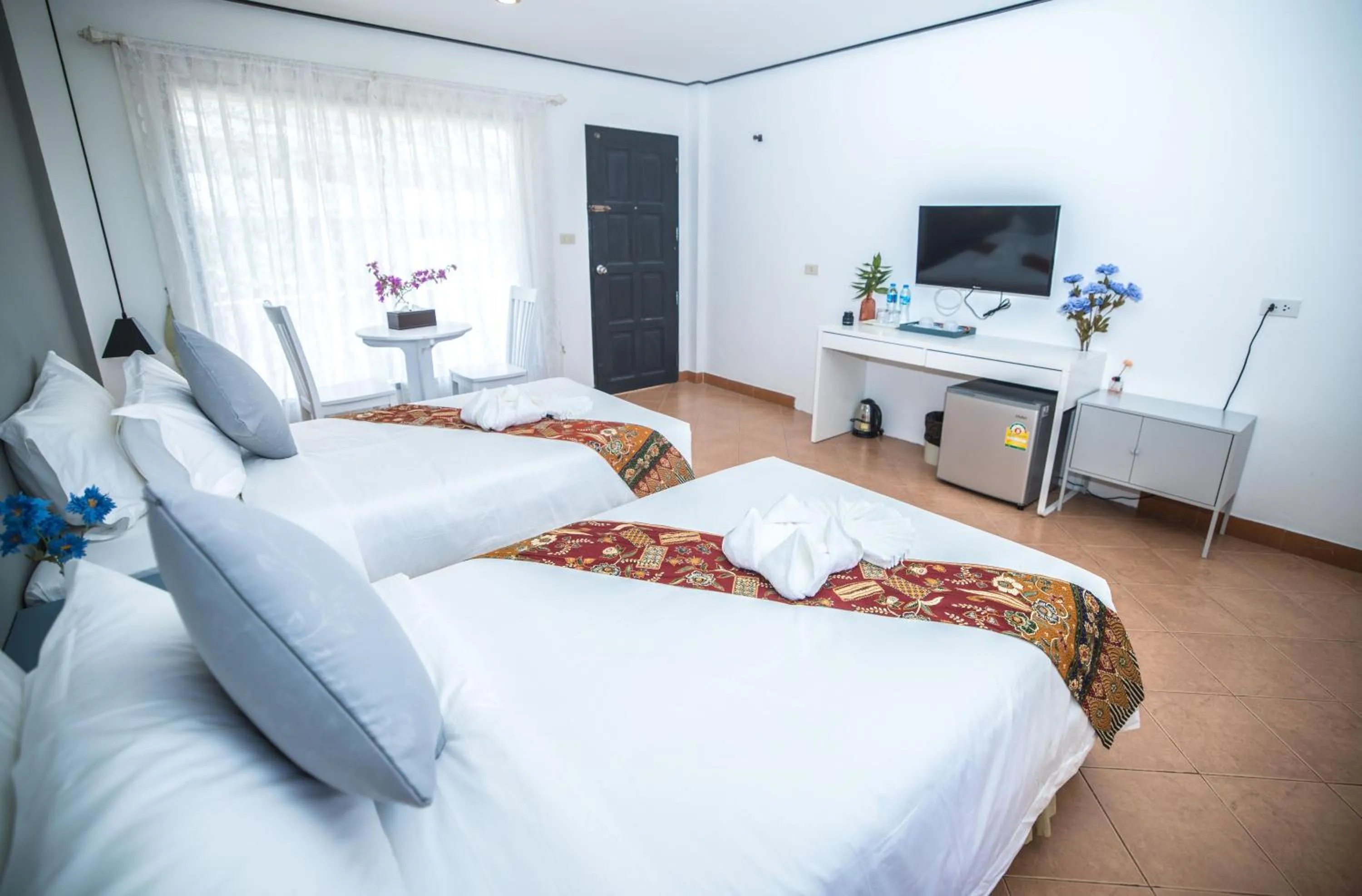 Bed in Blue Carina Hotel Phuket