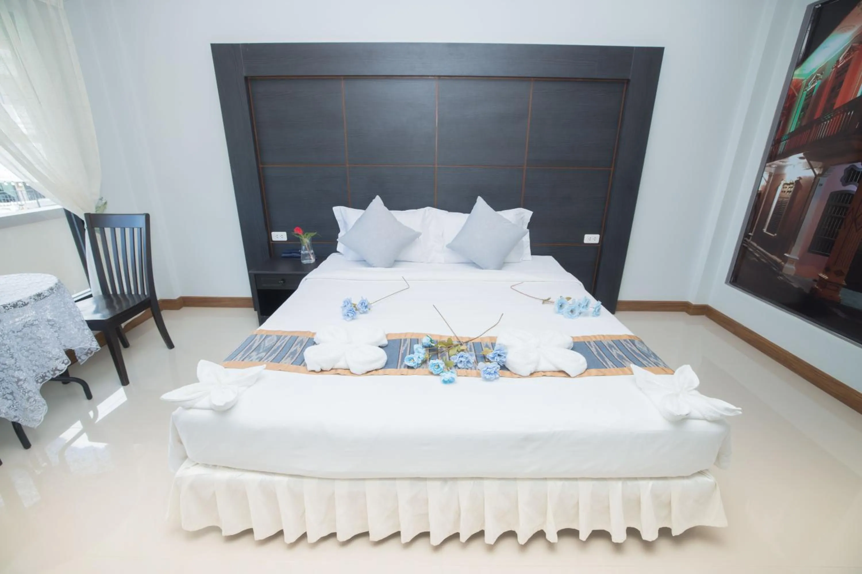 Bed in Blue Carina Hotel Phuket