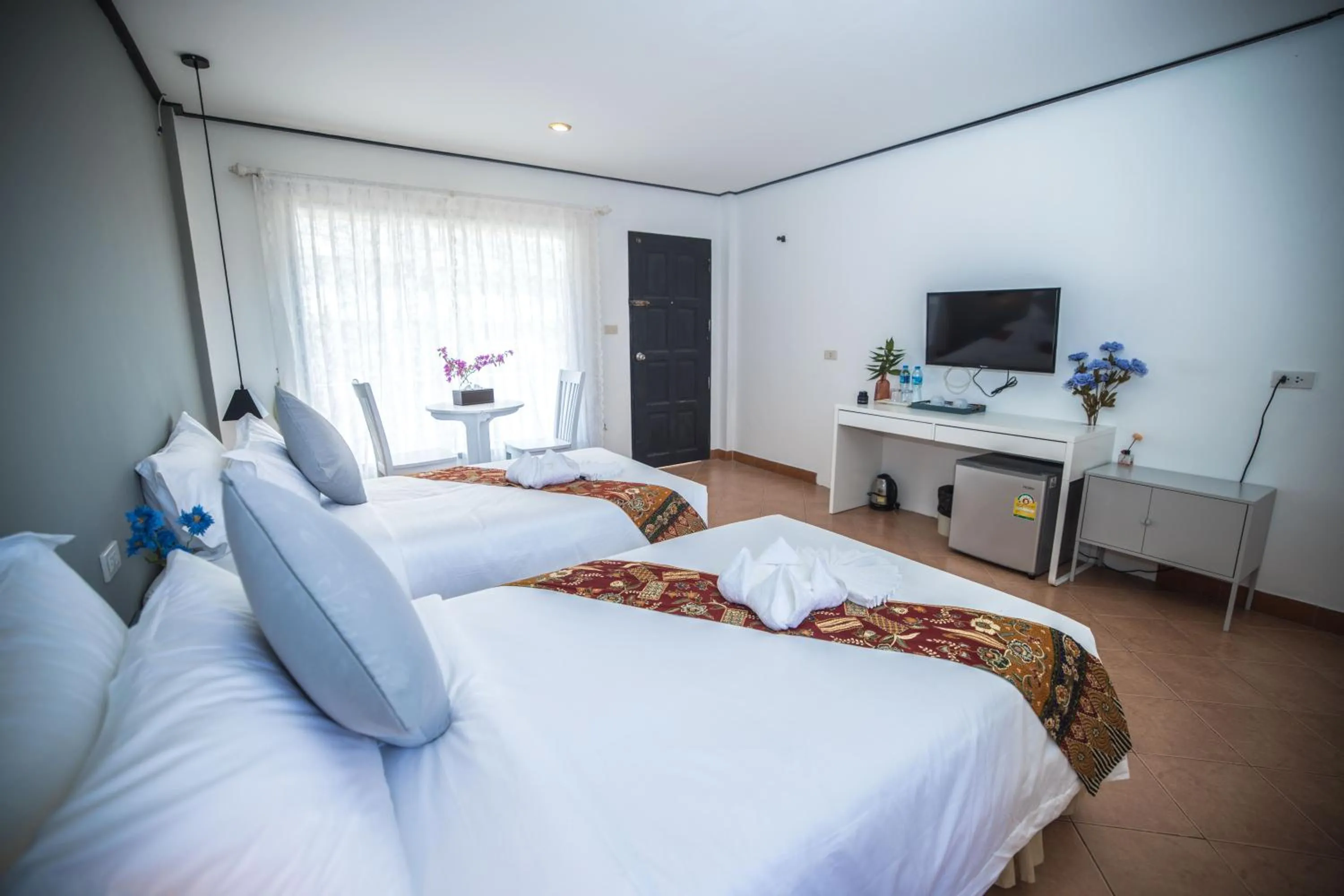 Bed in Blue Carina Hotel Phuket