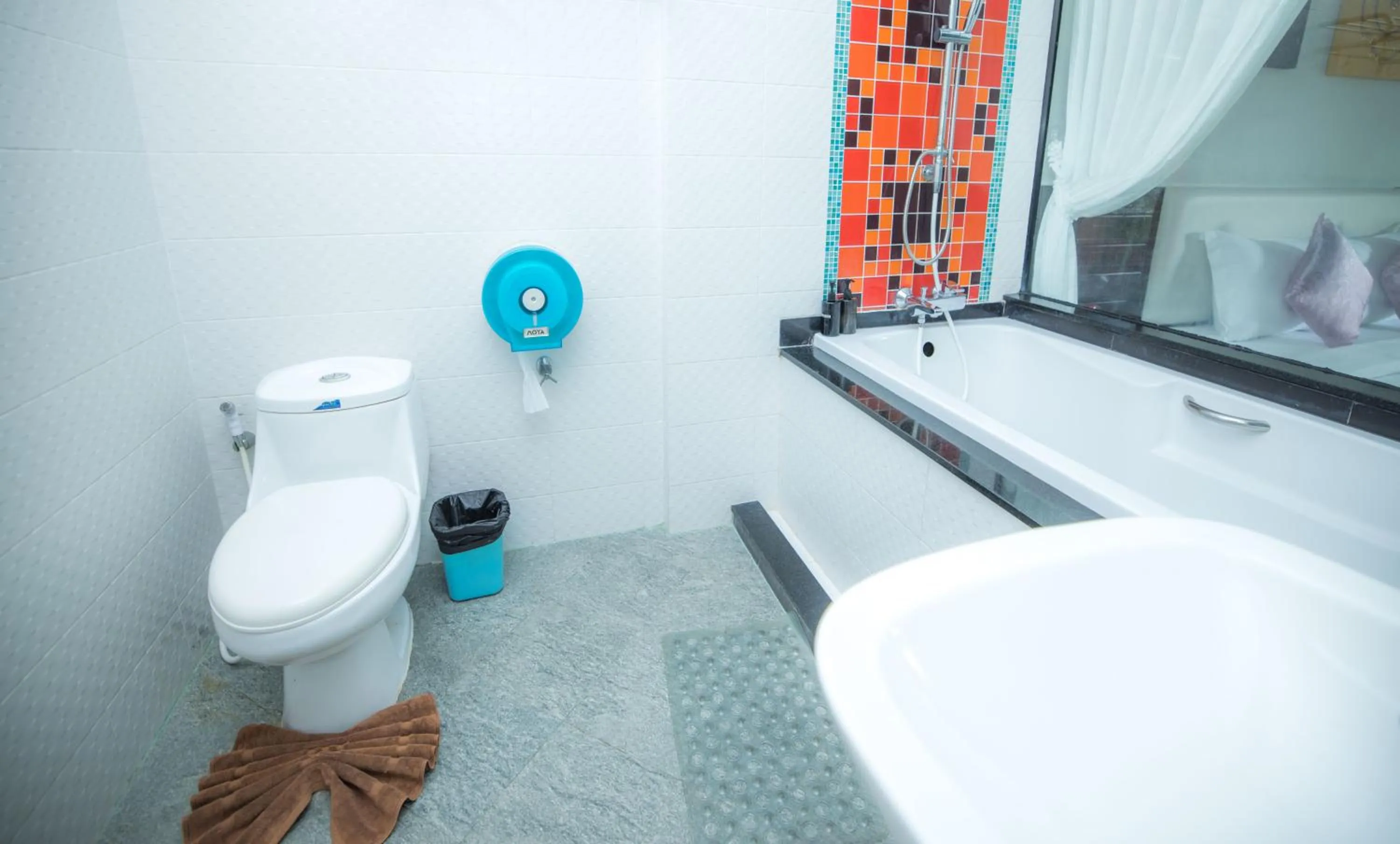 Shower in Blue Carina Hotel Phuket