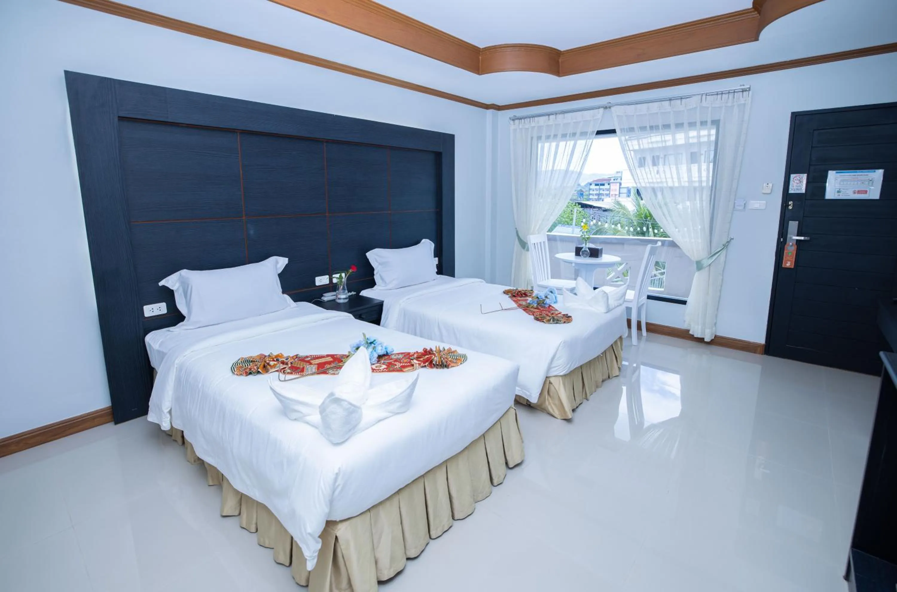 Bed in Blue Carina Hotel Phuket