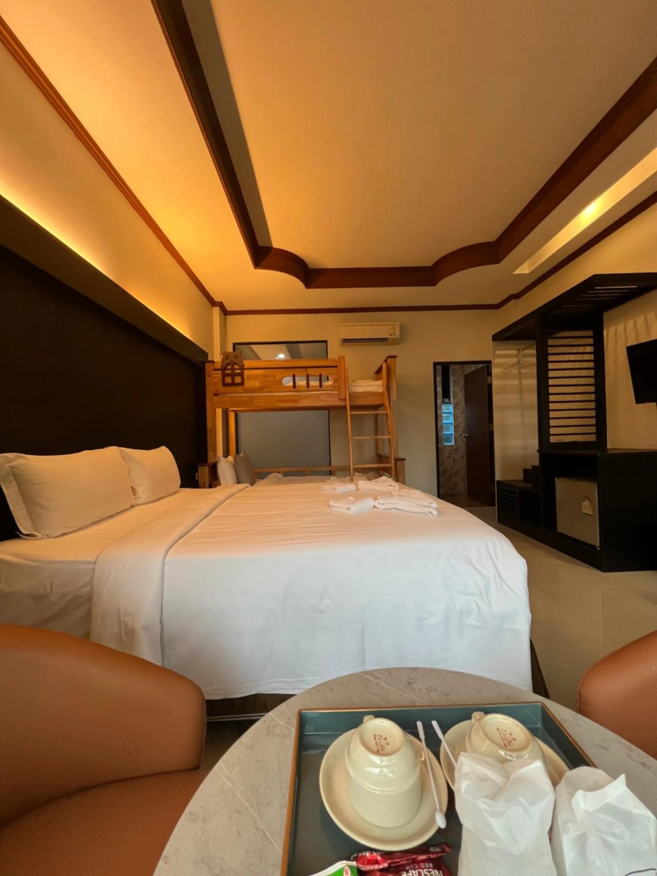 Bed in Blue Carina Hotel Phuket