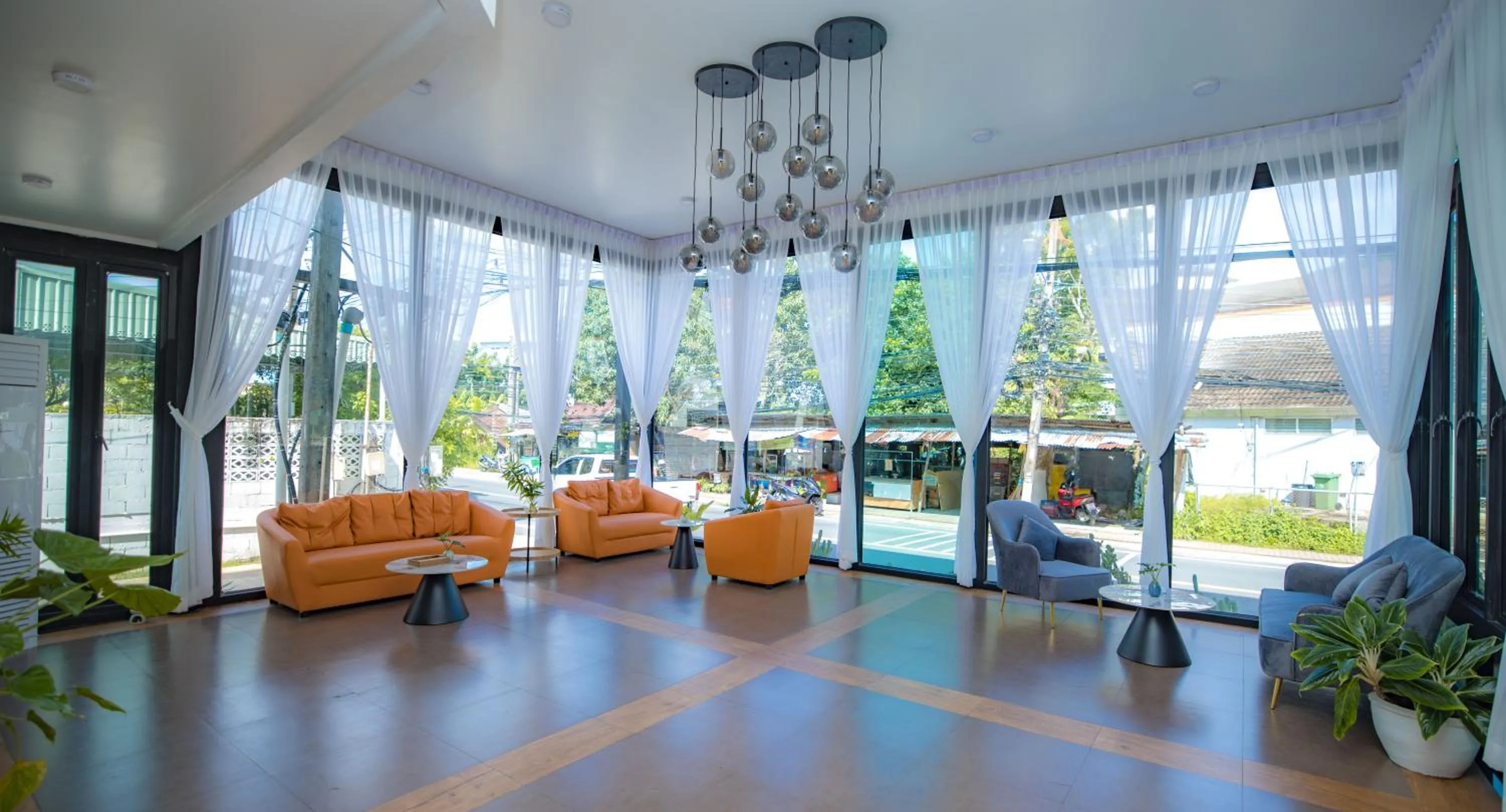 Living room in Blue Carina Hotel Phuket