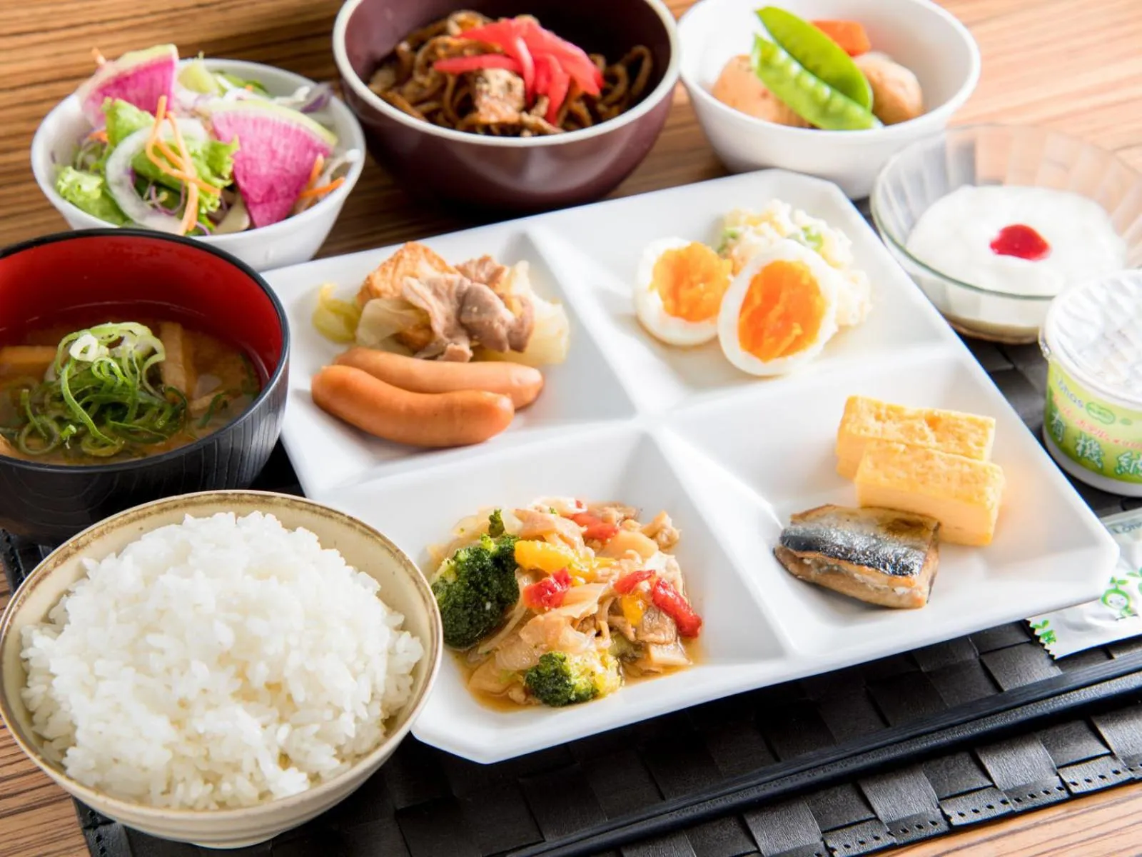 Breakfast in Super Hotel JR Fuji Station Honkan