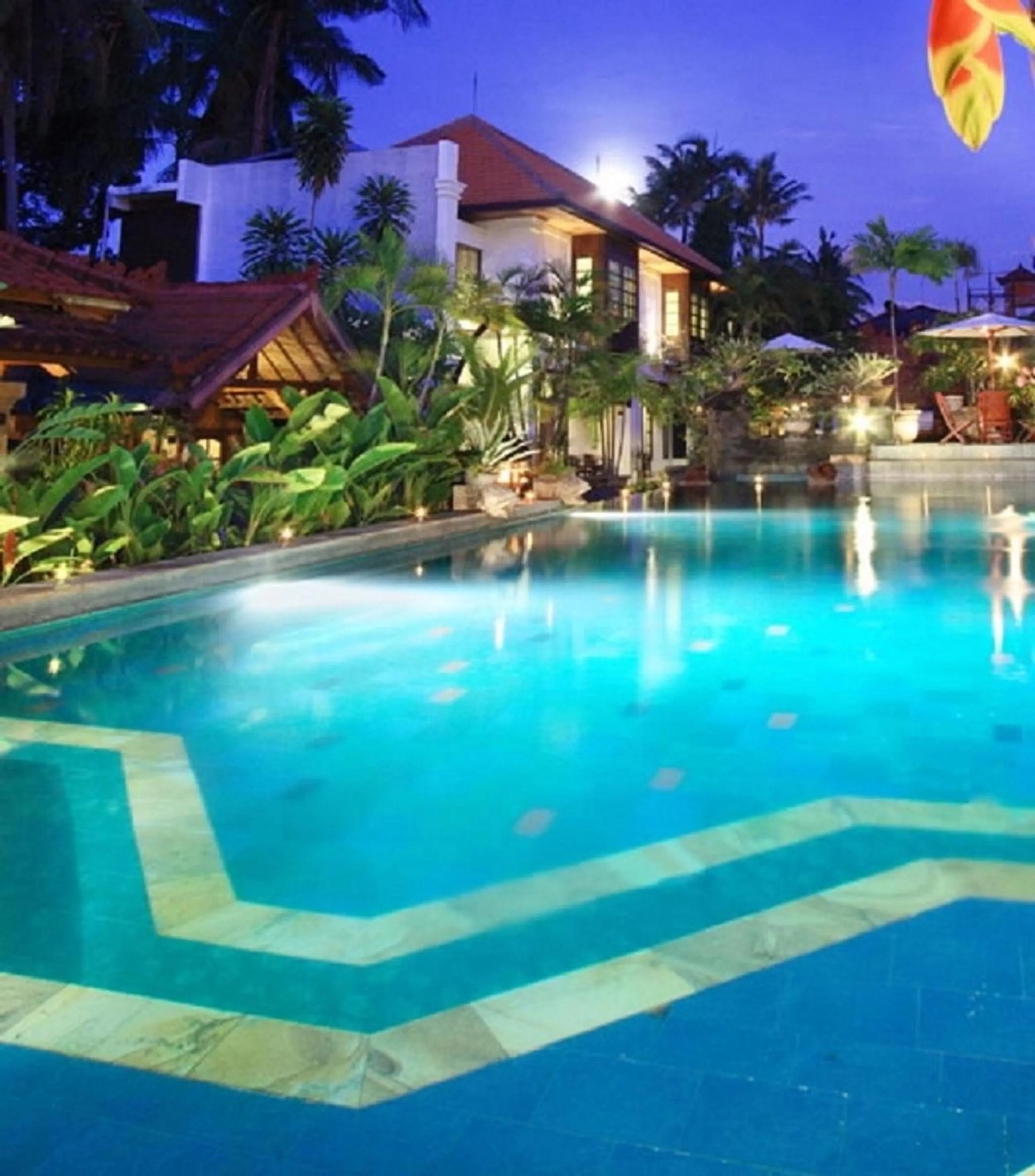 Swimming pool in Restu Bali Hotel