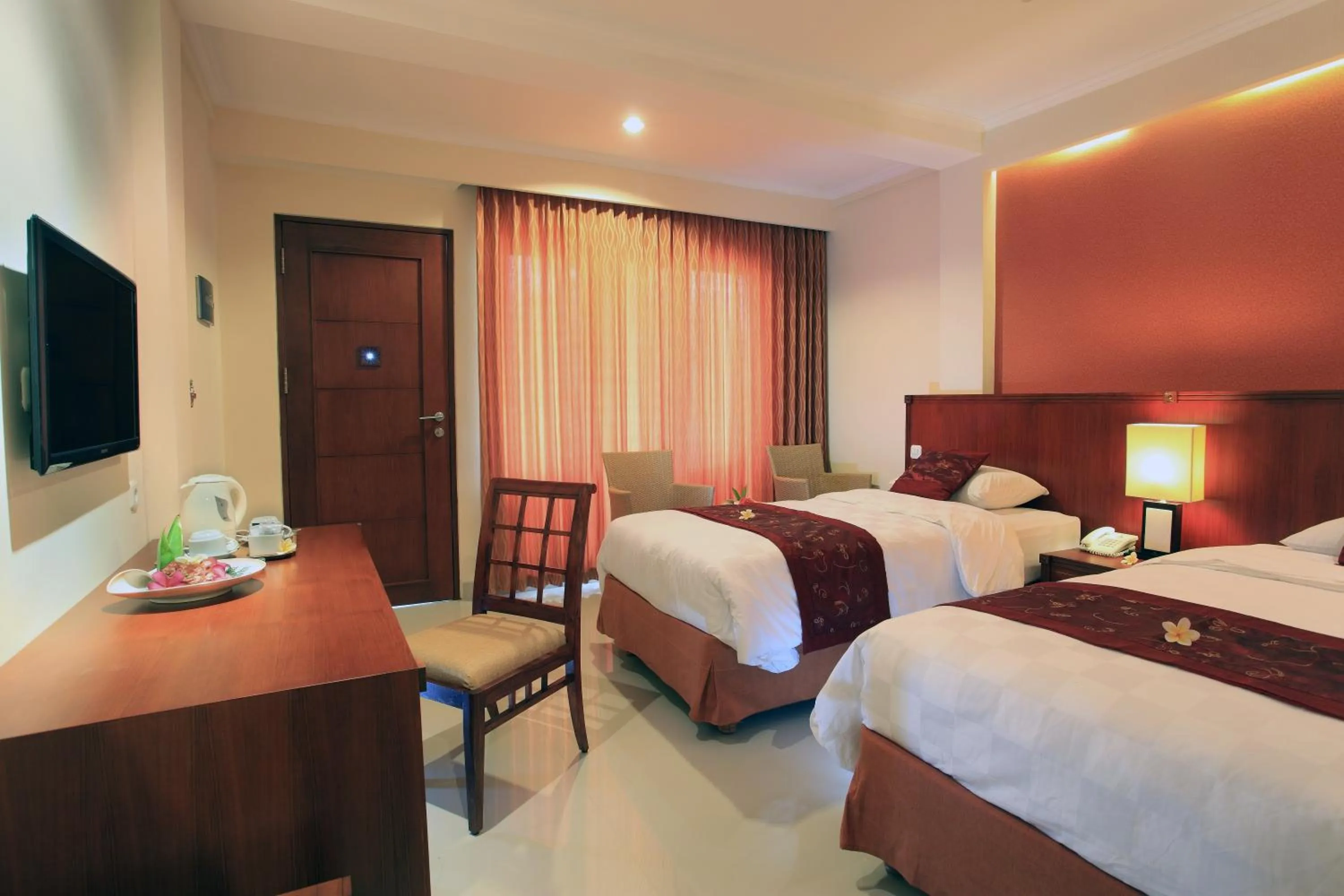 Bedroom, Bed in Restu Bali Hotel