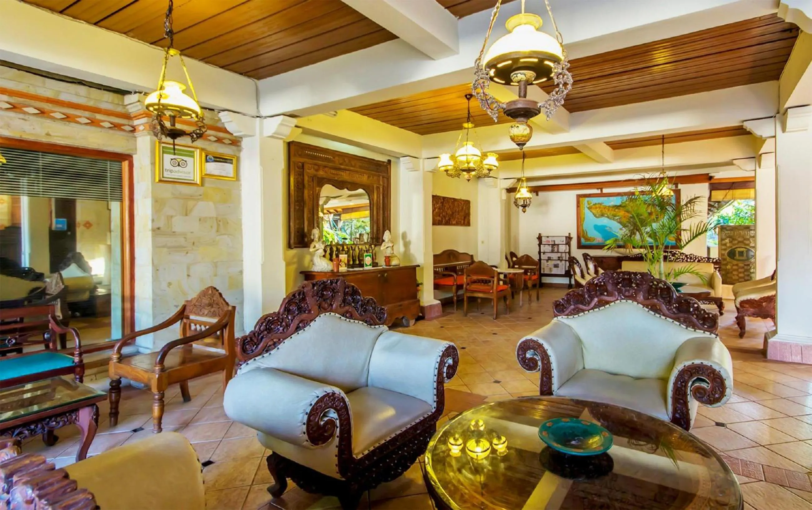 Lobby or reception in Restu Bali Hotel
