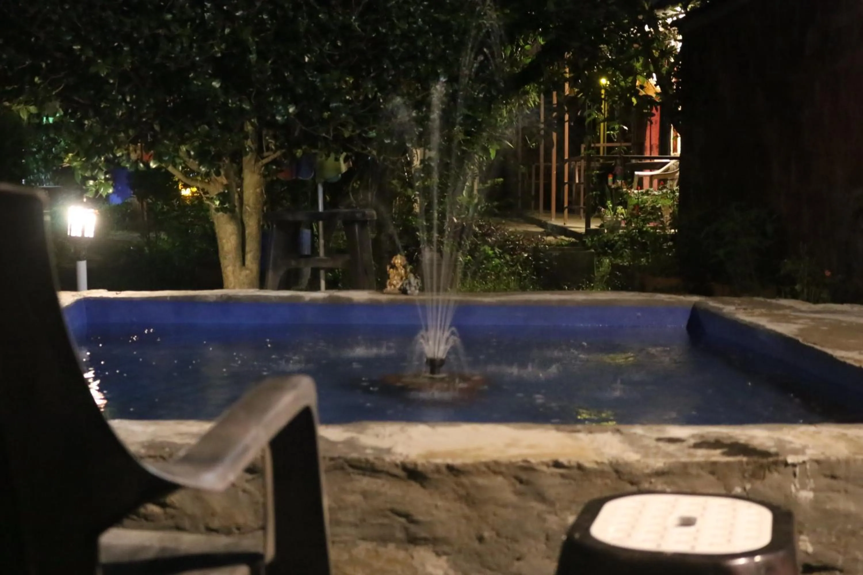 Garden view in Gurkha Lodge