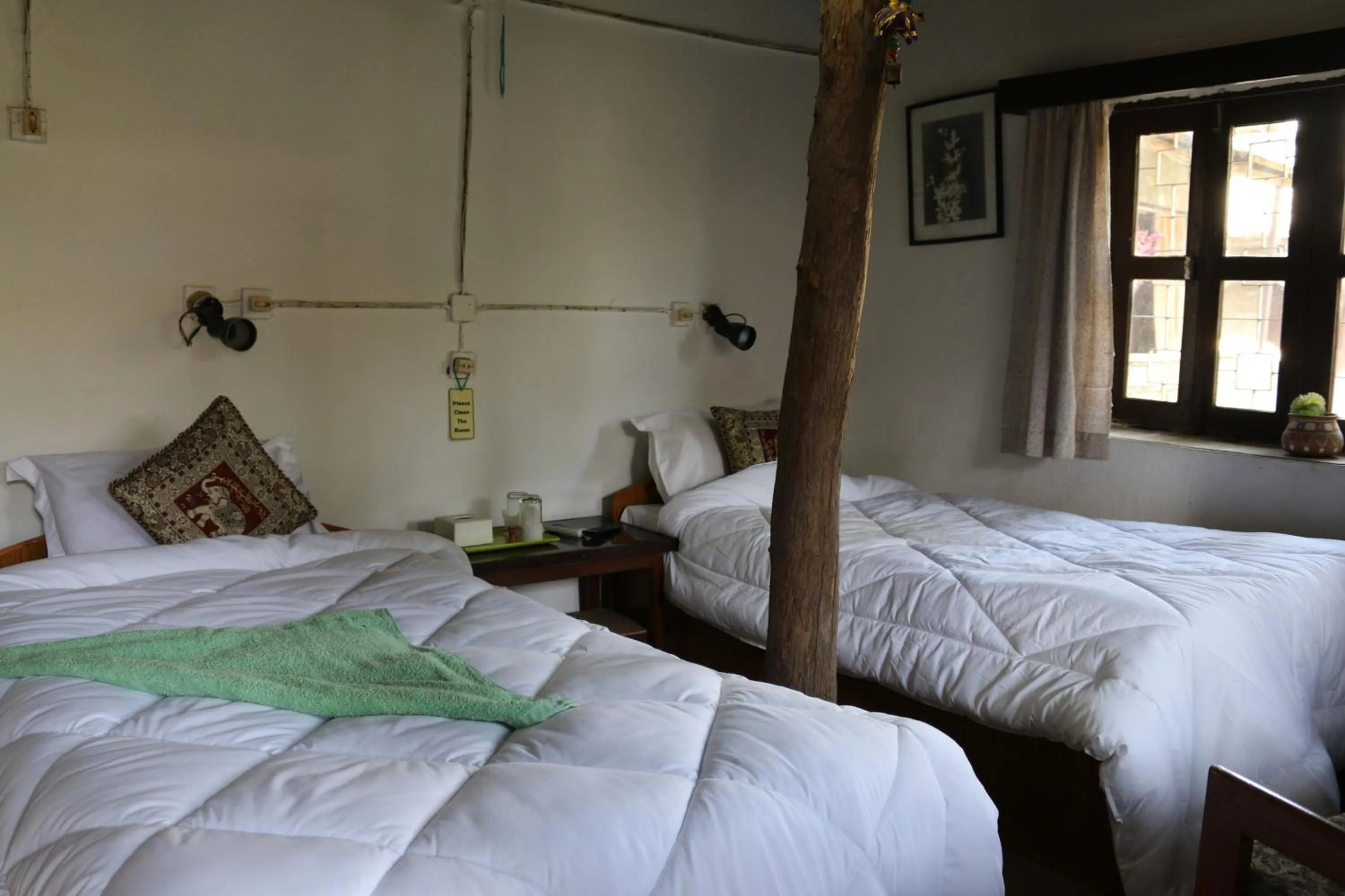 Bed in Gurkha Lodge