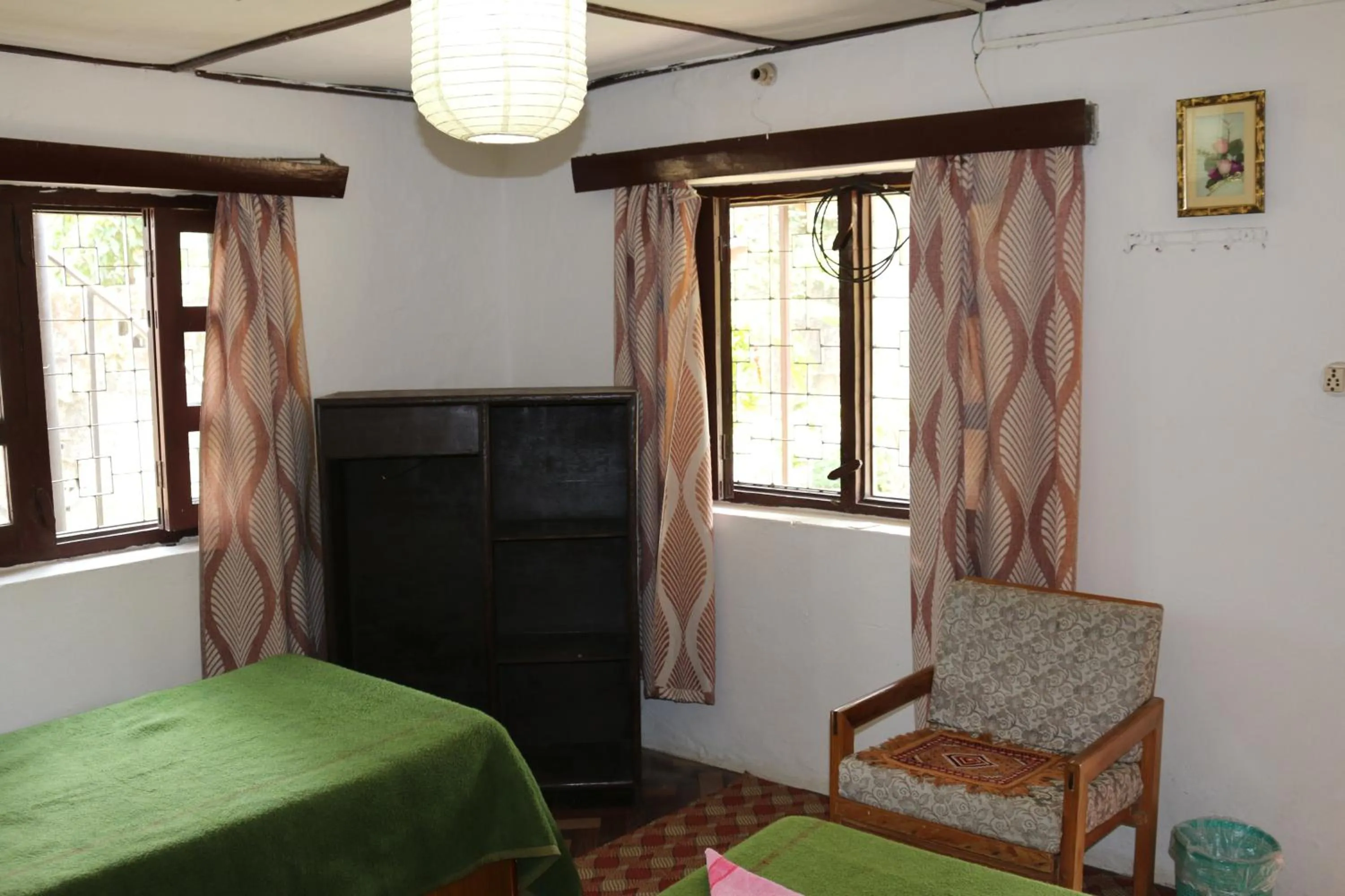 Bed in Gurkha Lodge