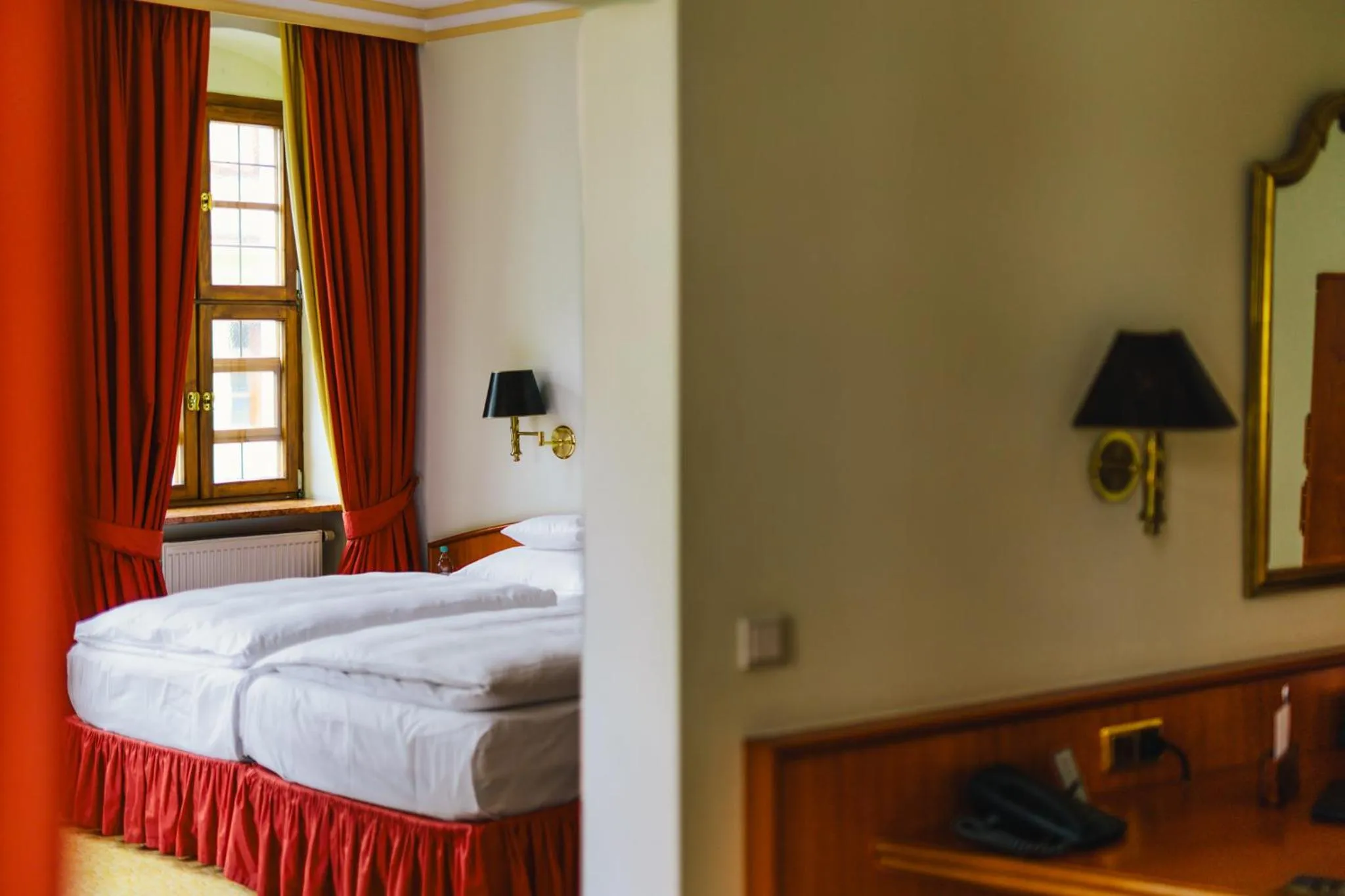 Bed in Romantik Hotel Bülow Residenz