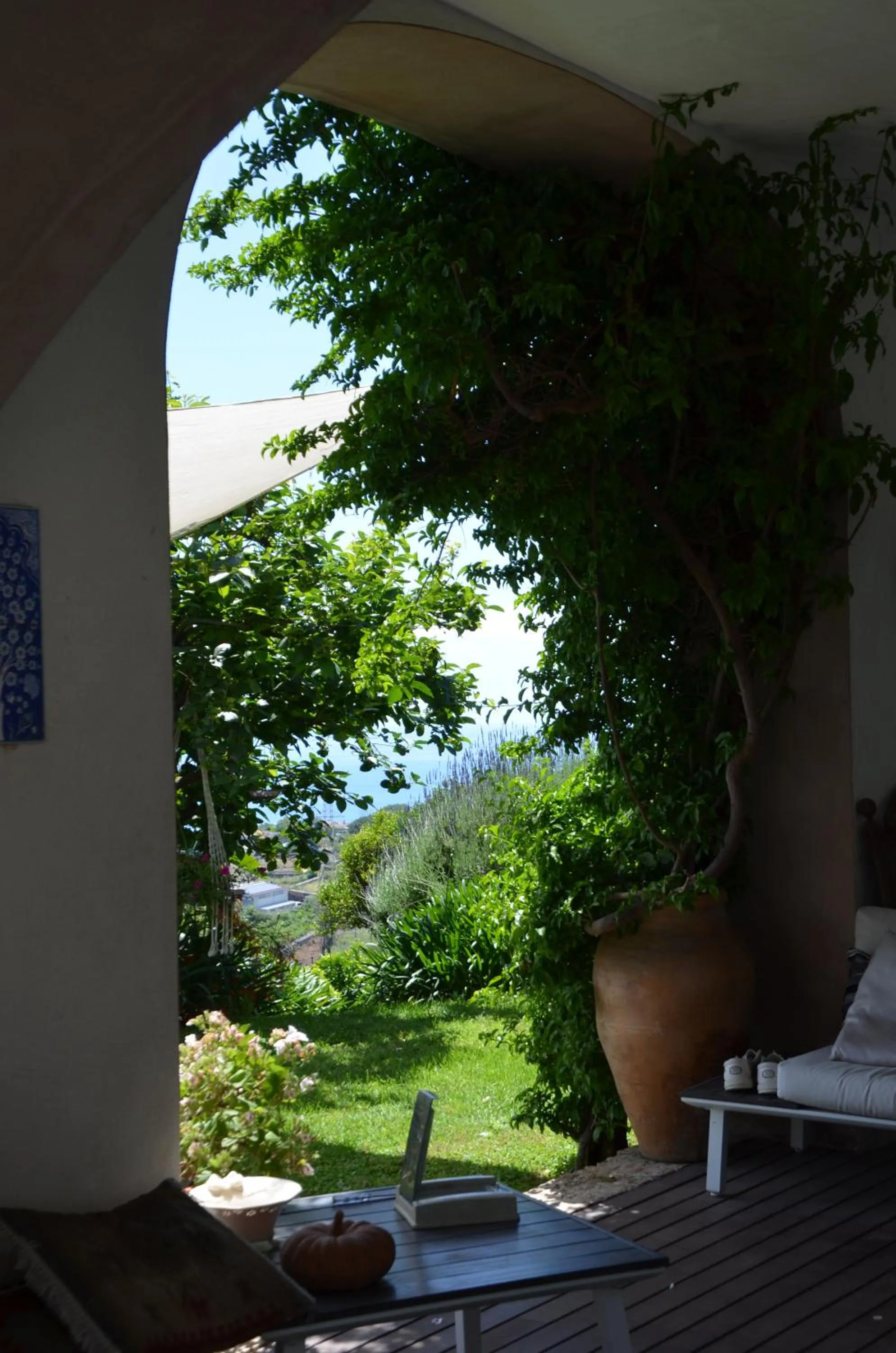 Garden in La casa del panorama