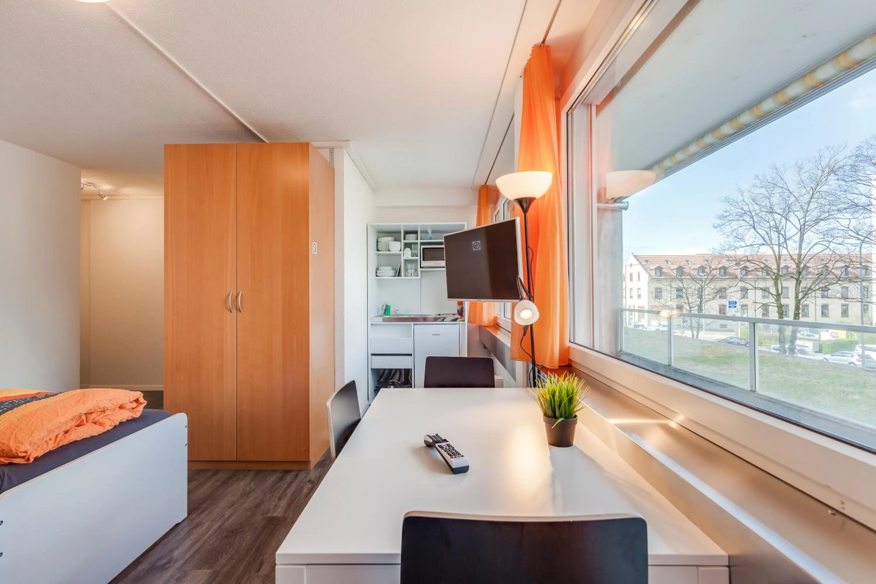 Kitchen or kitchenette in Anstatthotel Zug - app self-check-in