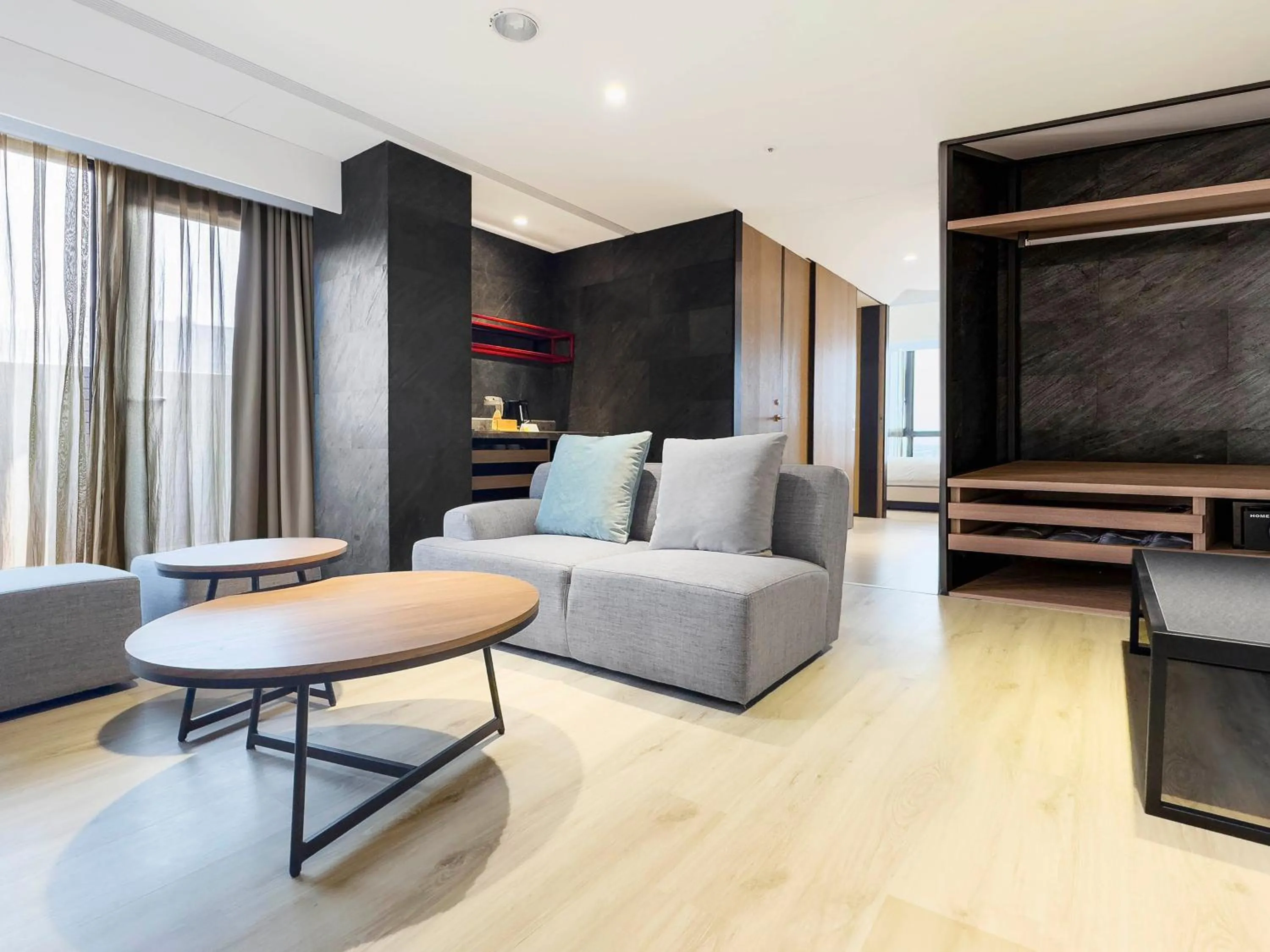 Living room in Hsin Hotel